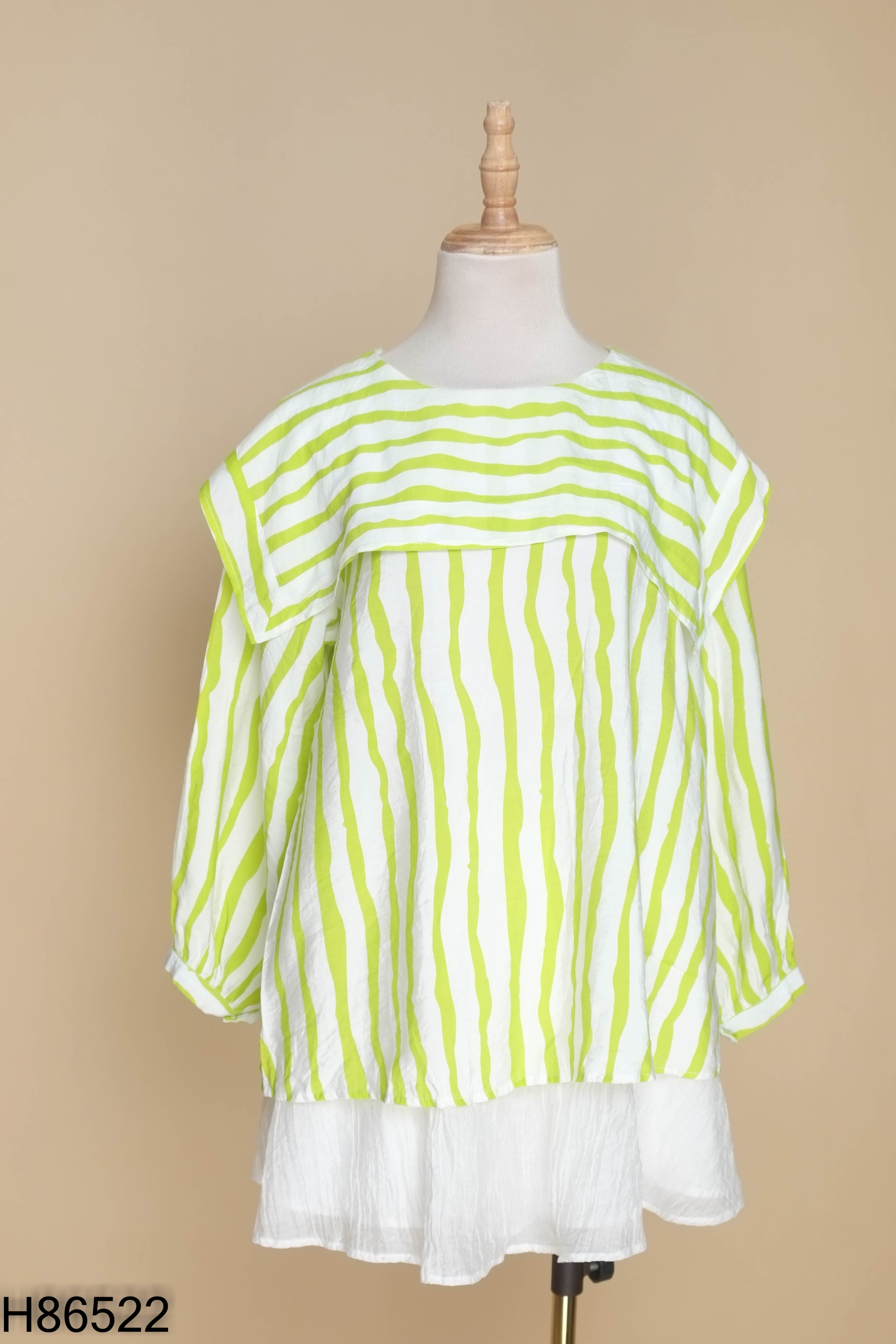 Set Áo NTL STUDIO xanh sọc + quần shorts