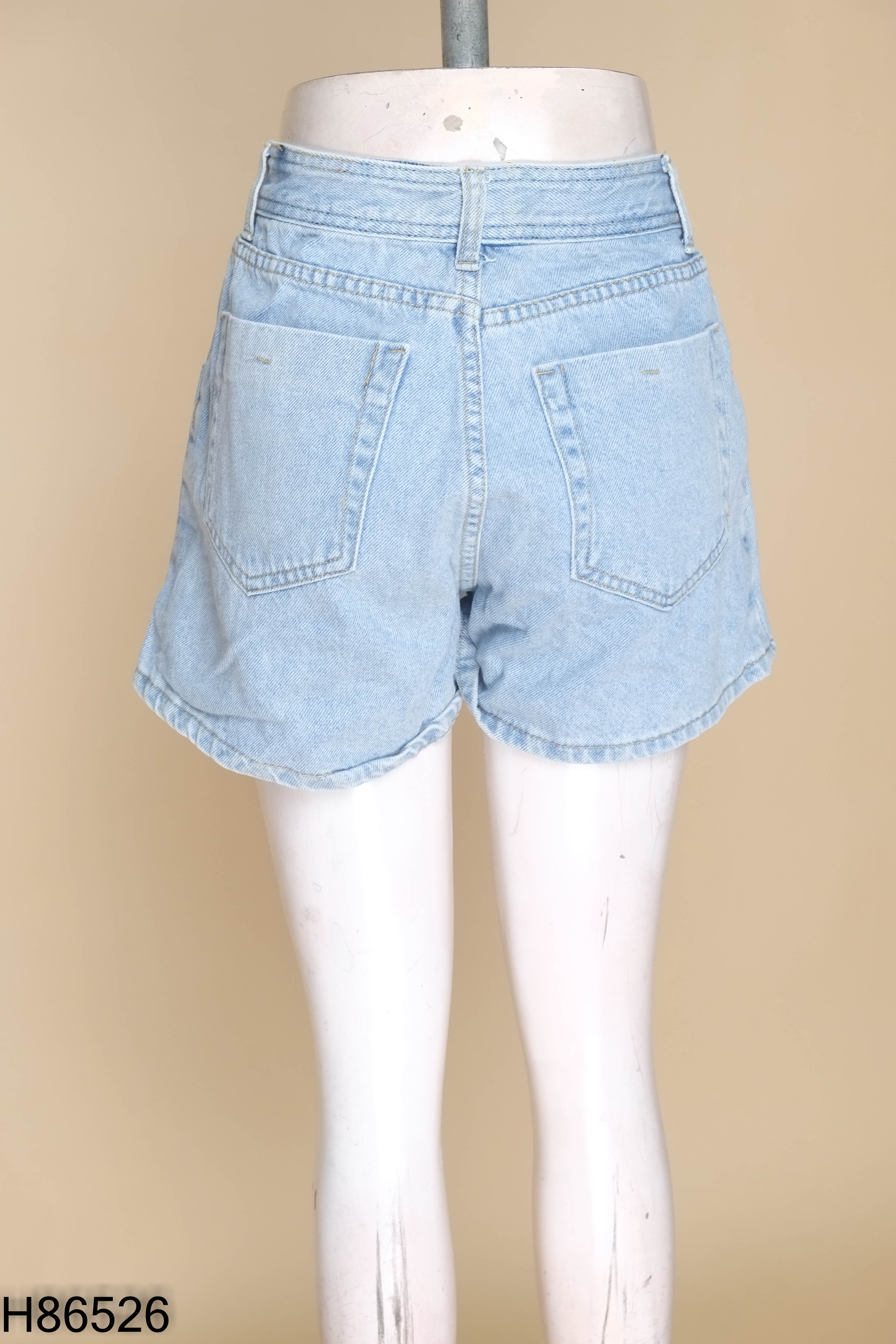 Quần giả váy jeans xanh