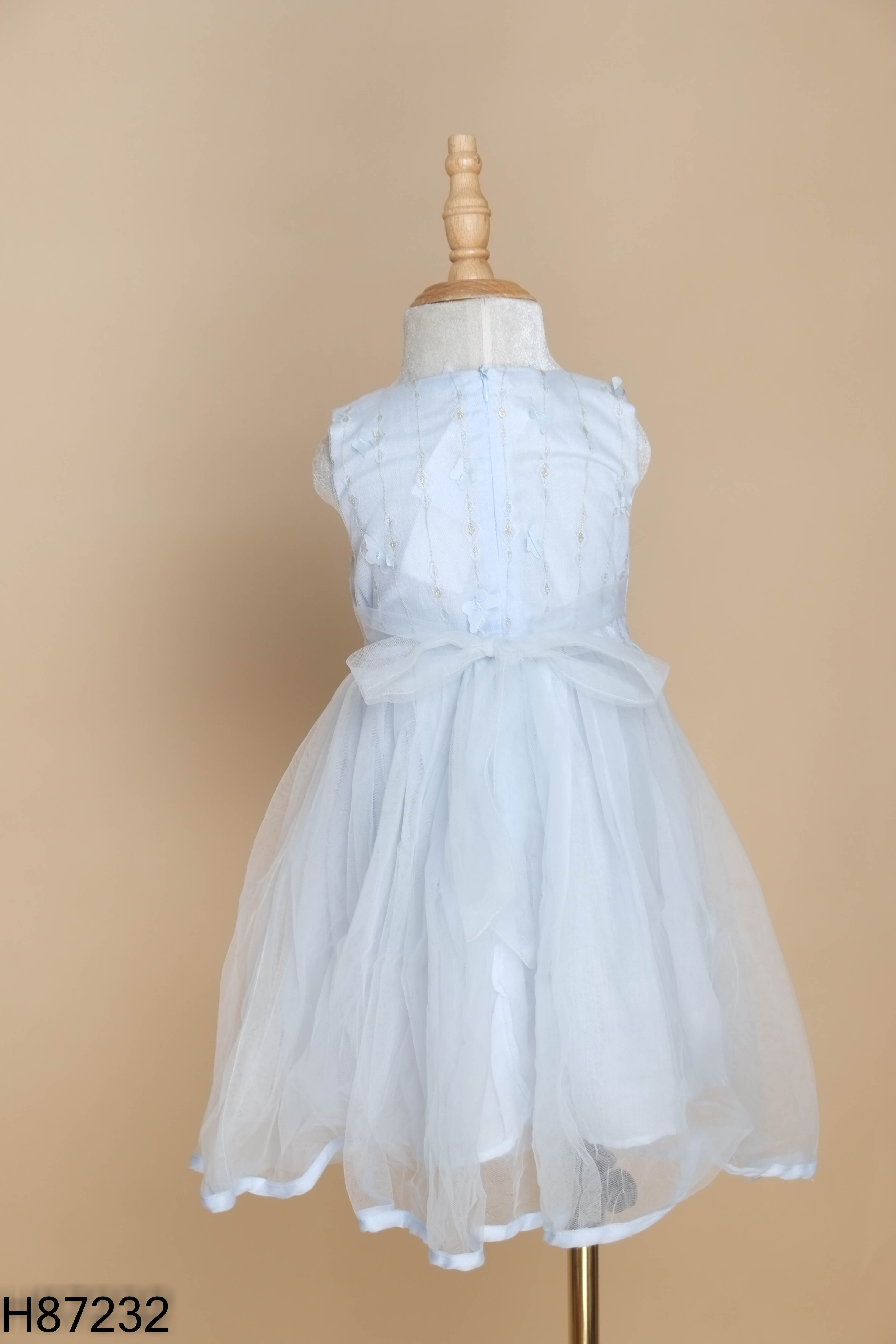 NEWTAG Váy lưới xanh công chúa KIDS