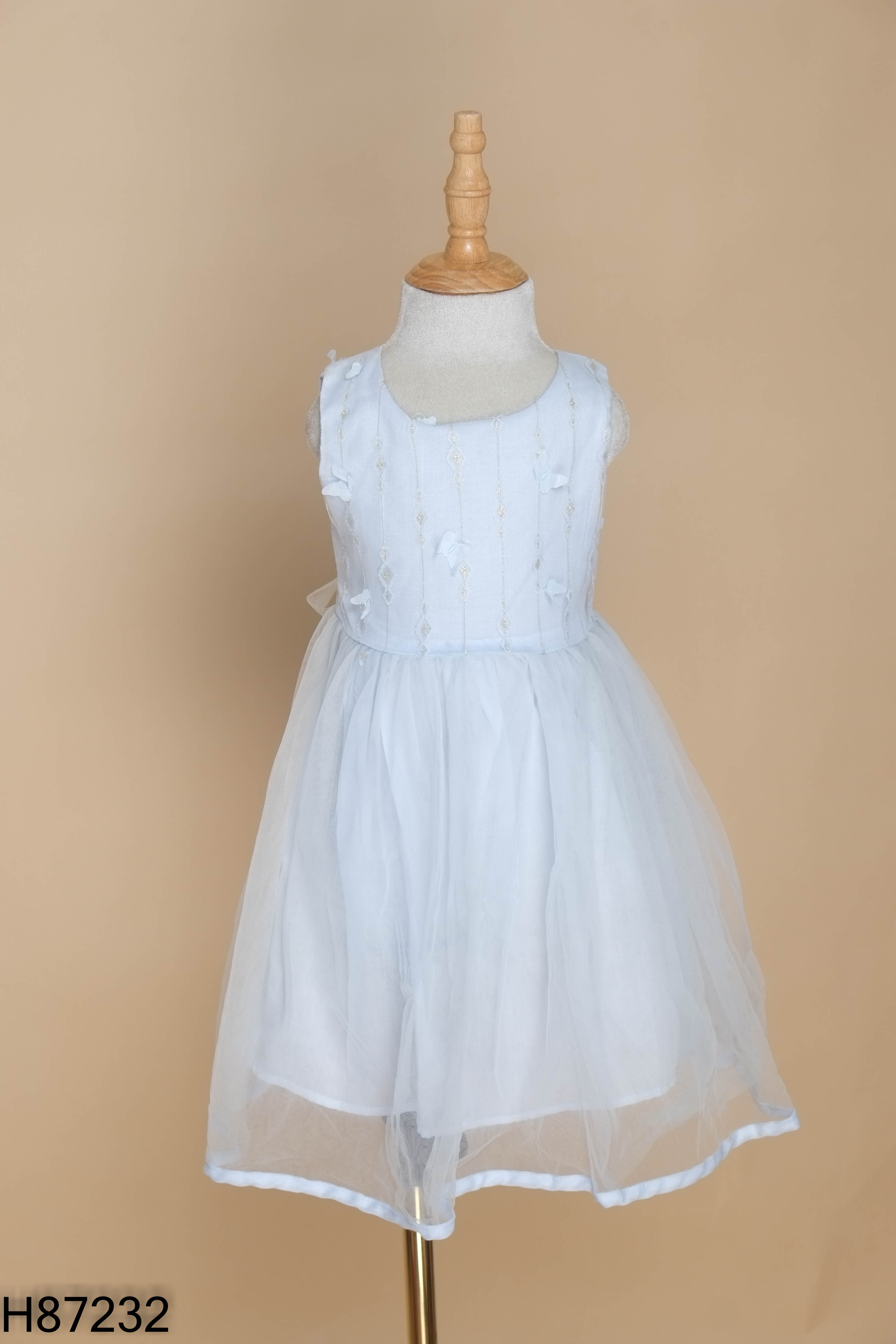 NEWTAG Váy lưới xanh công chúa KIDS