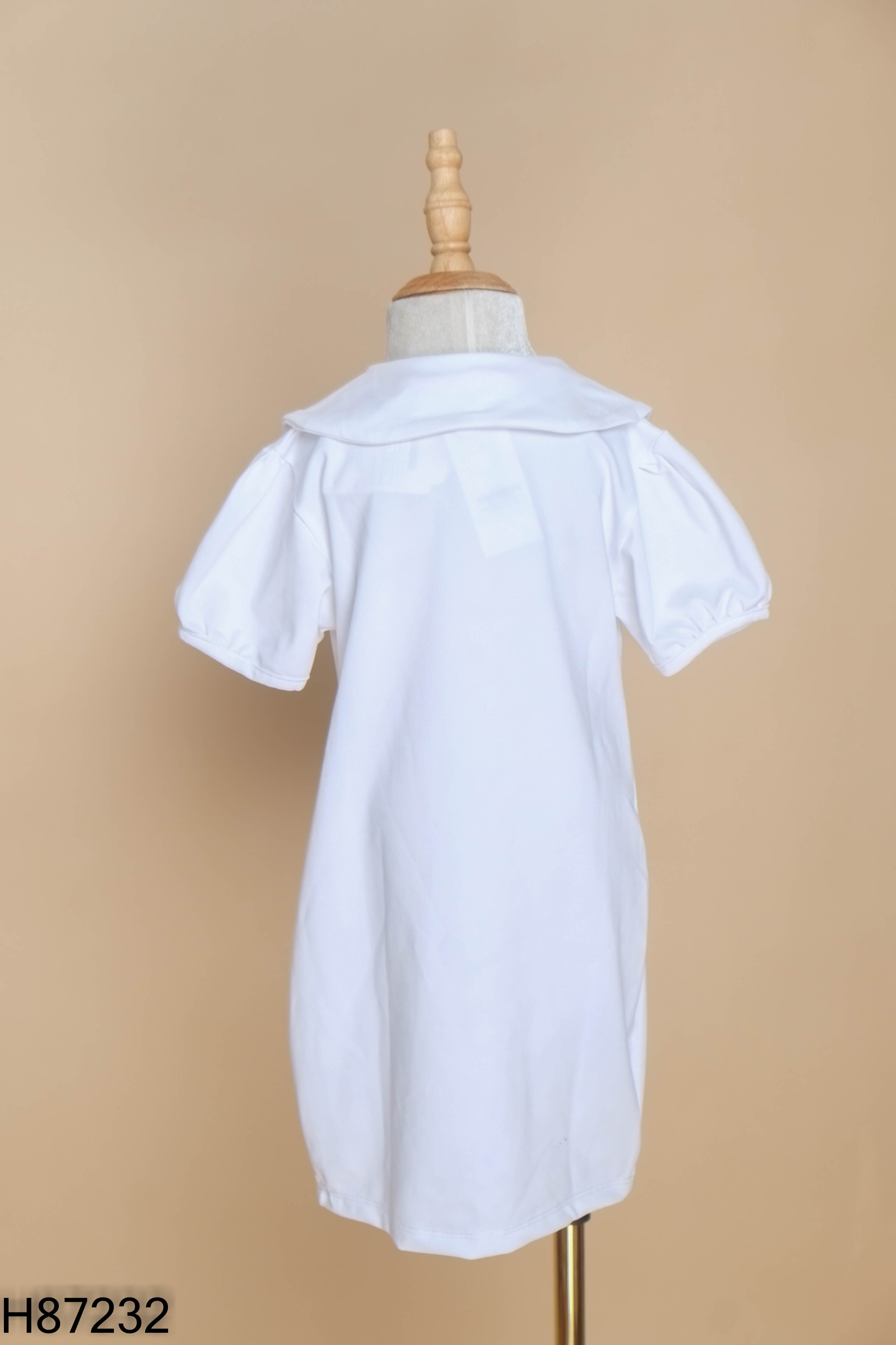 NEWTAG Váy suông trắng in hình KIDS
