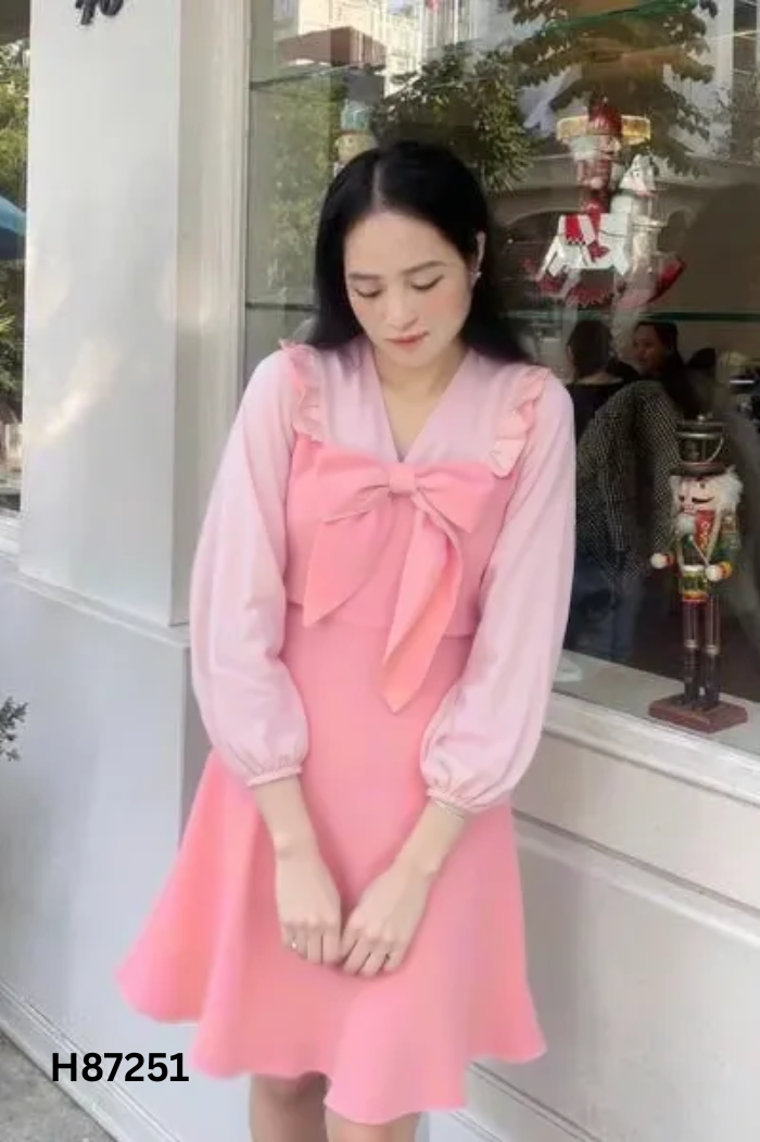 NEWTAG Váy MAY BOUTIQUE hồng bèo