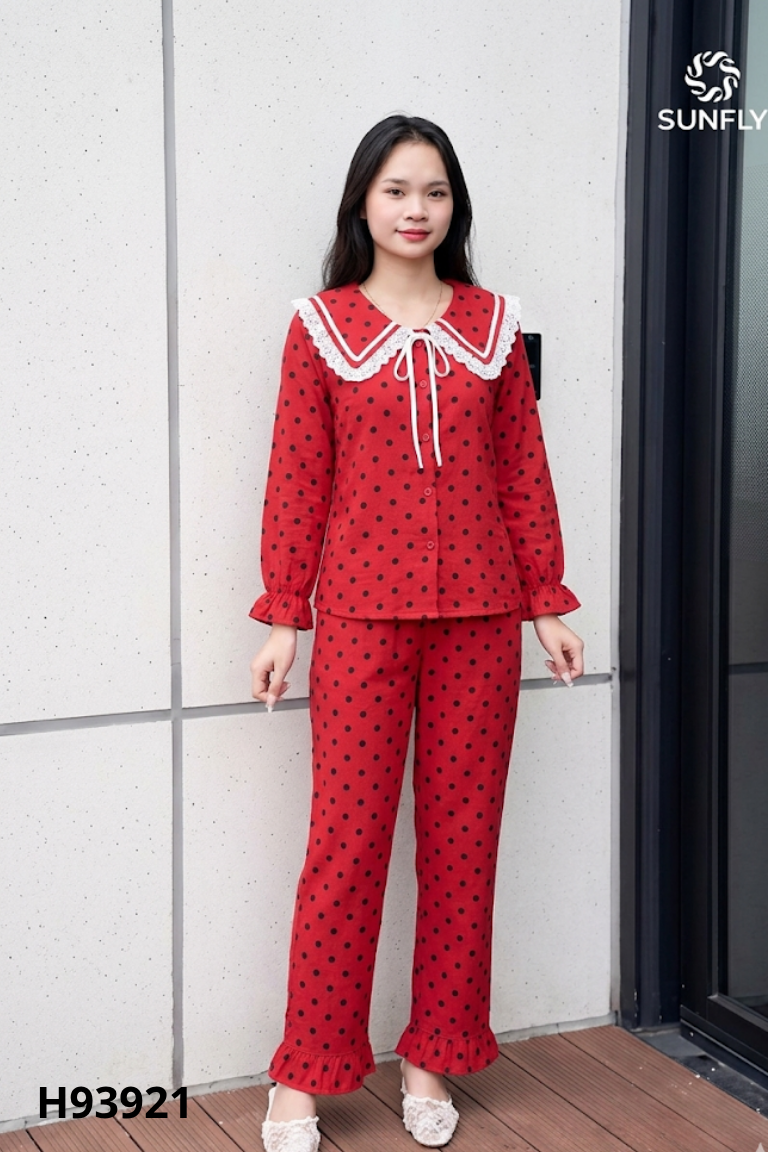 Set ngủ đỏ CELINA+quần