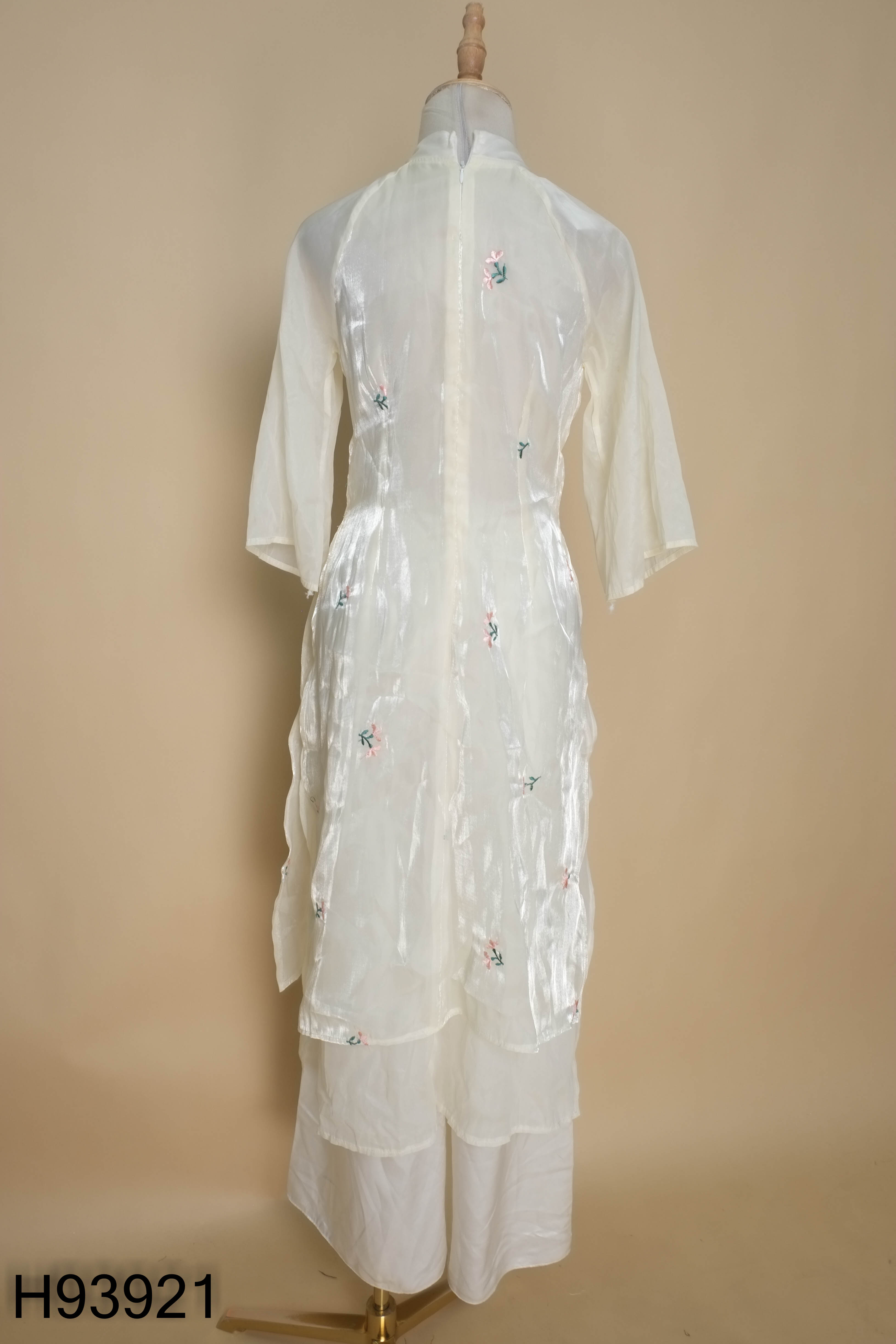 Set áo dài be AN XING+quần