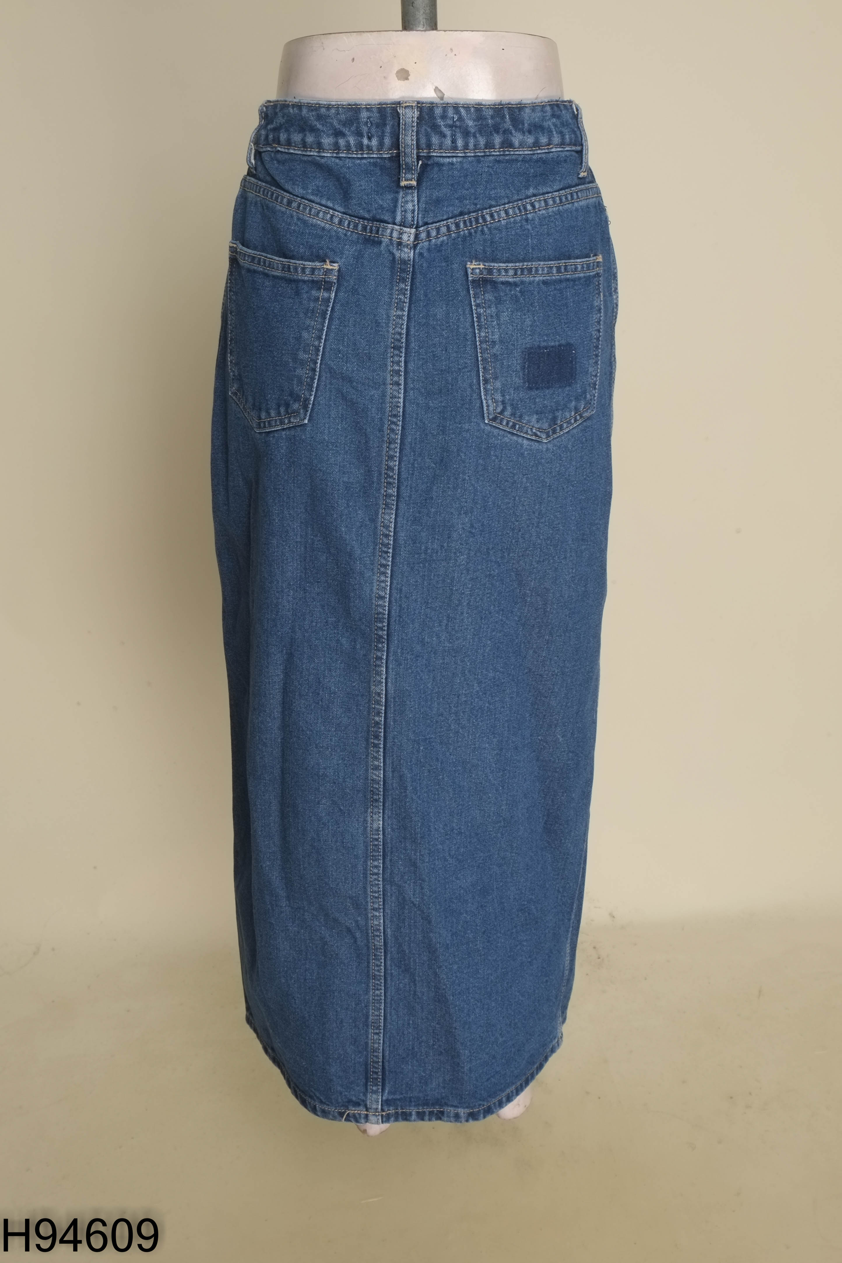 Chân váy CALVIN KLEIN xanh