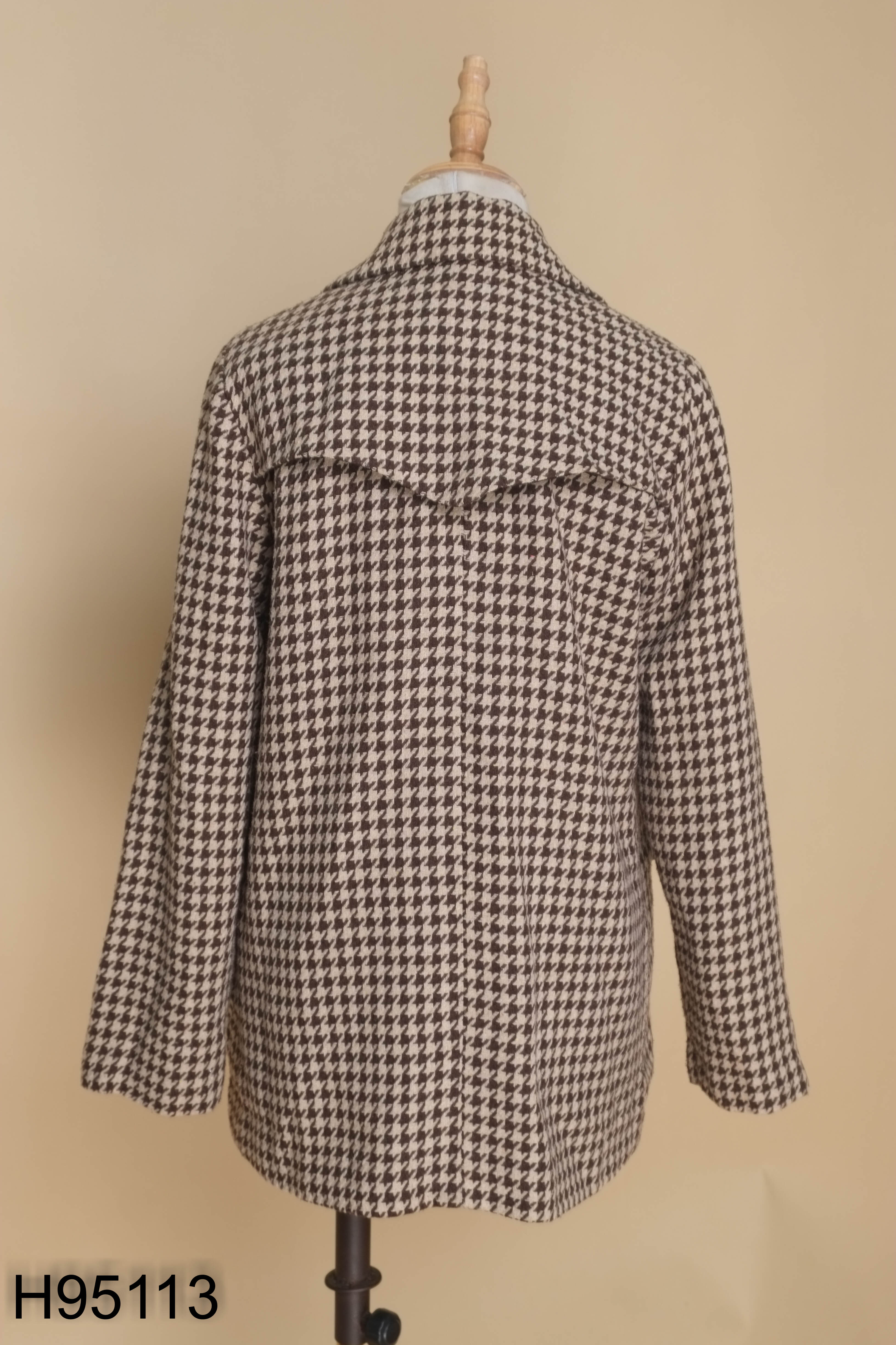 Áo khoác dạ vest nâu