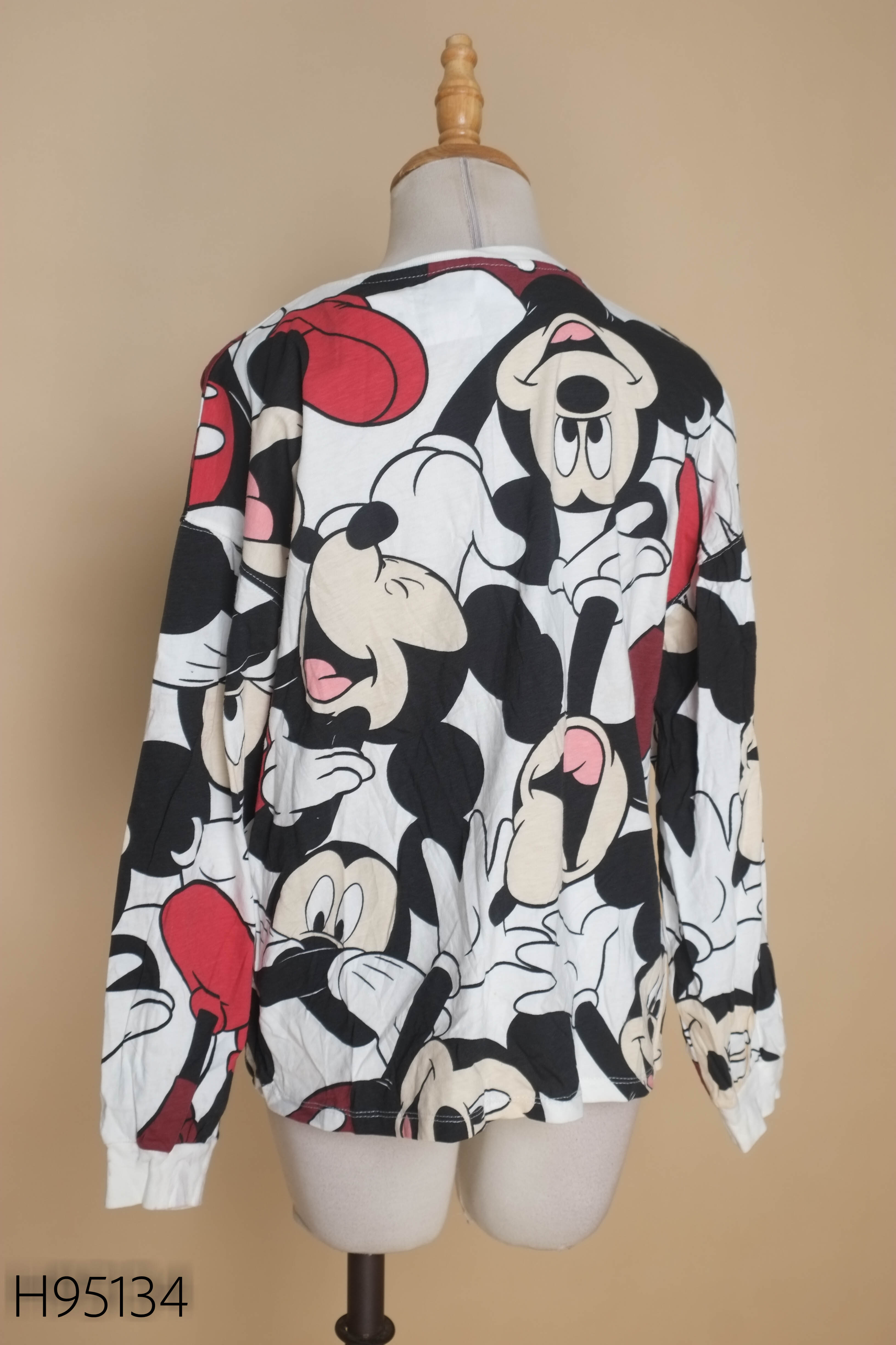 Áo thun đen mickey dài tay KIDS