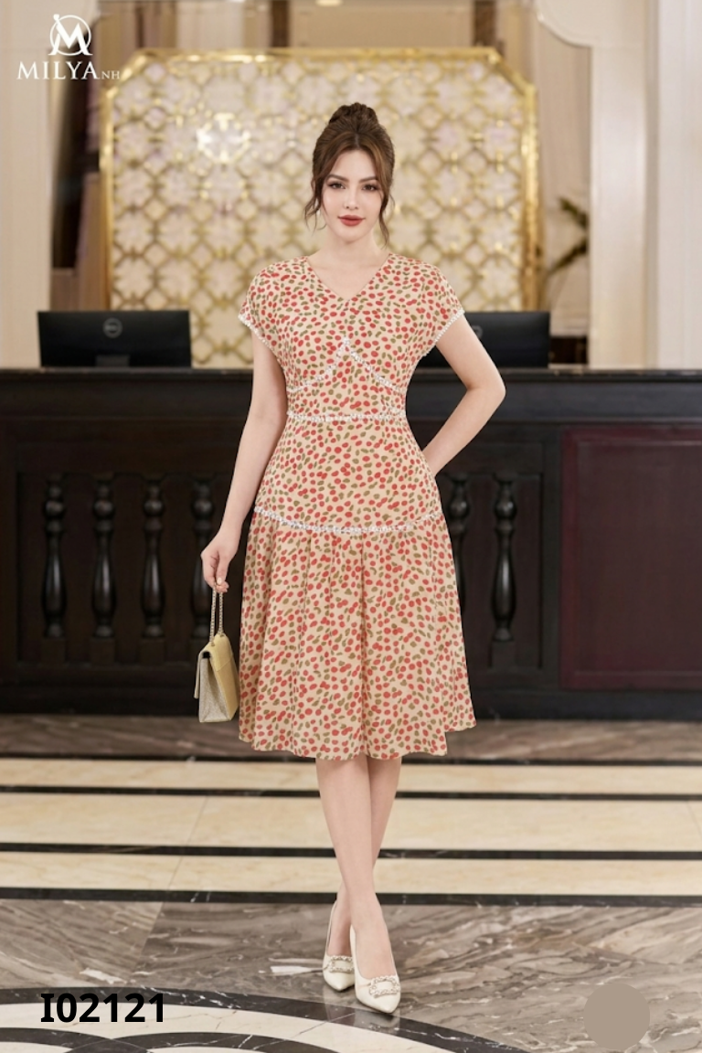 Váy I-Queen be họa tiết