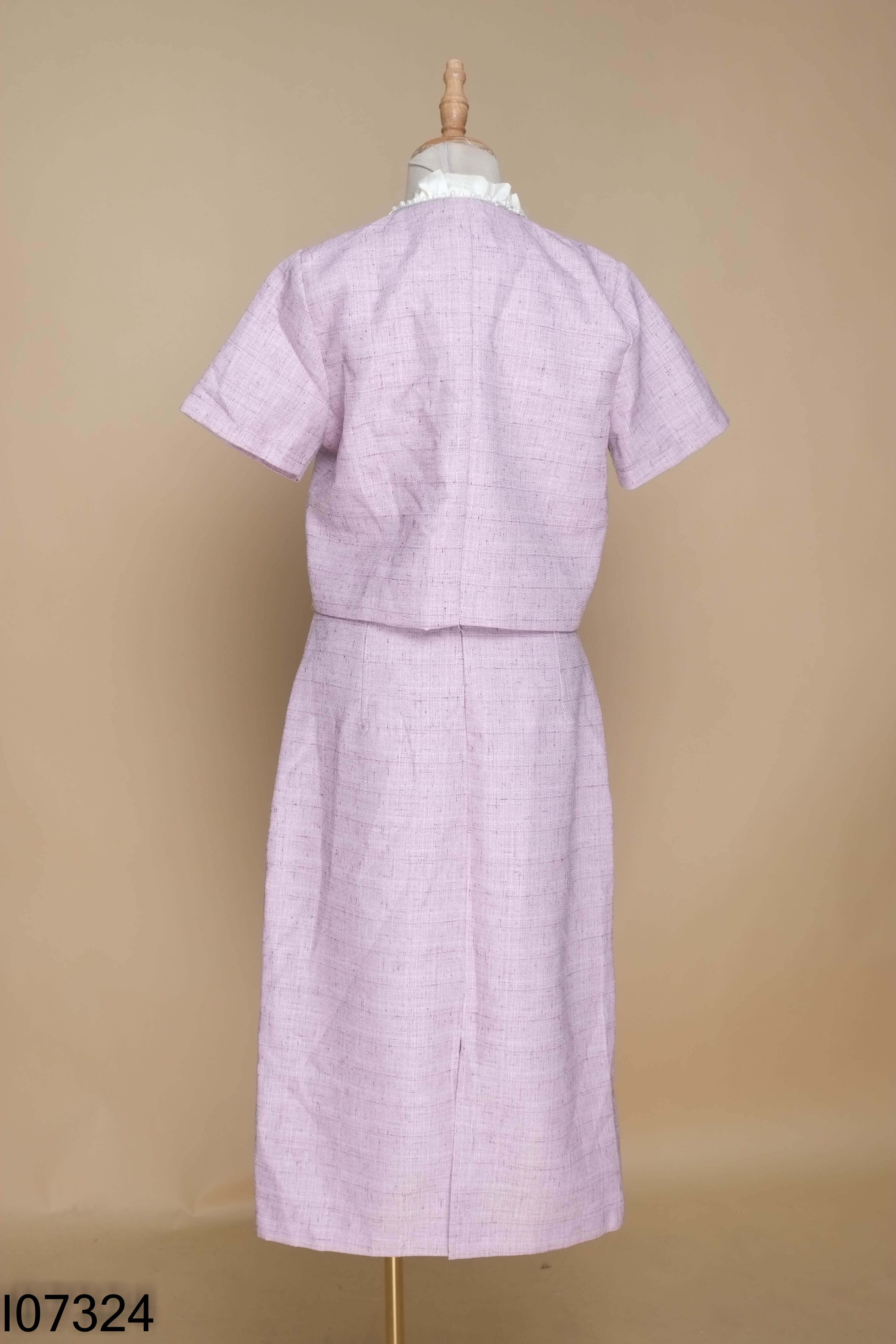 Set dạ tím MS HUONG+váy