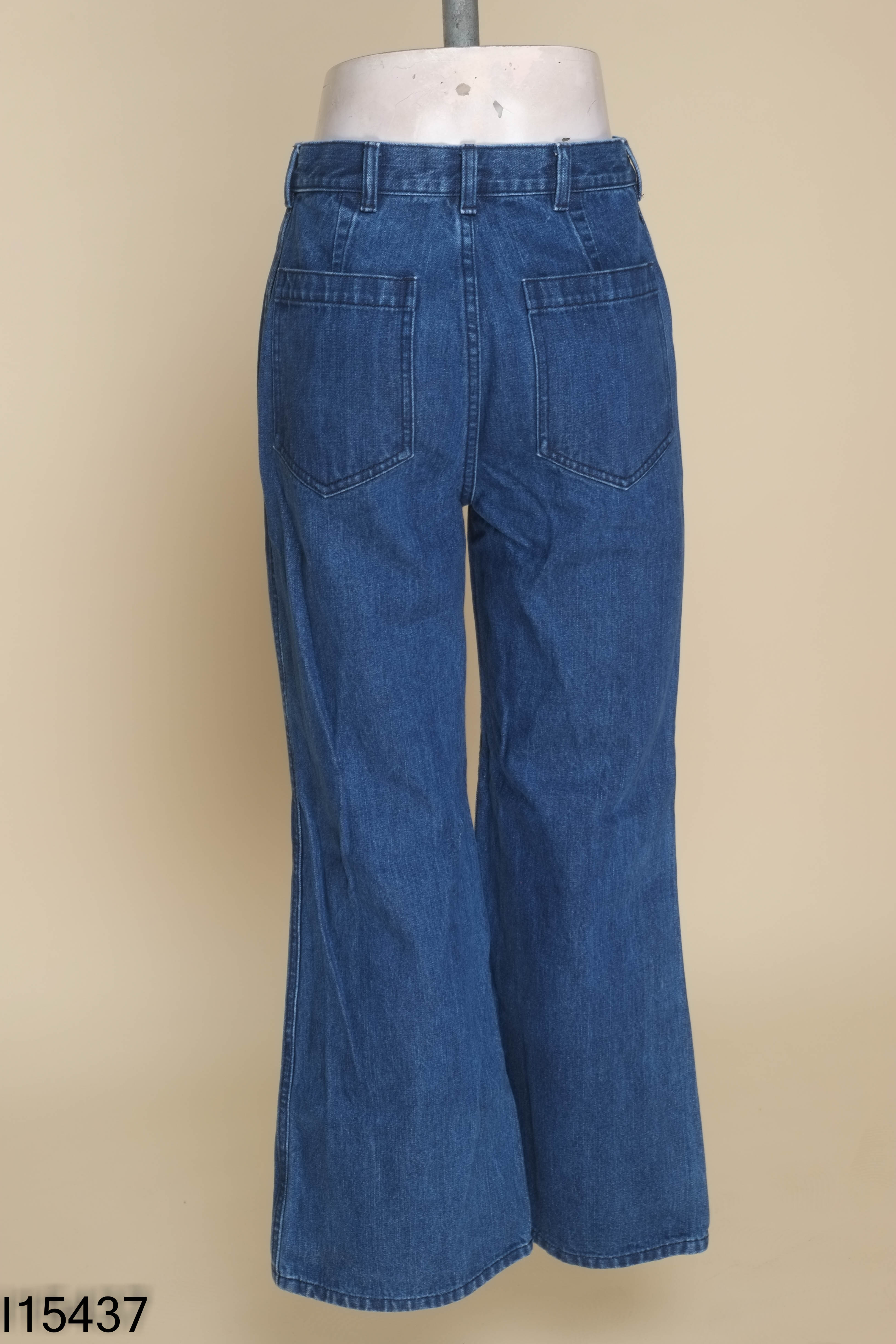 Quần jeans xanh MINTCHEESE suông