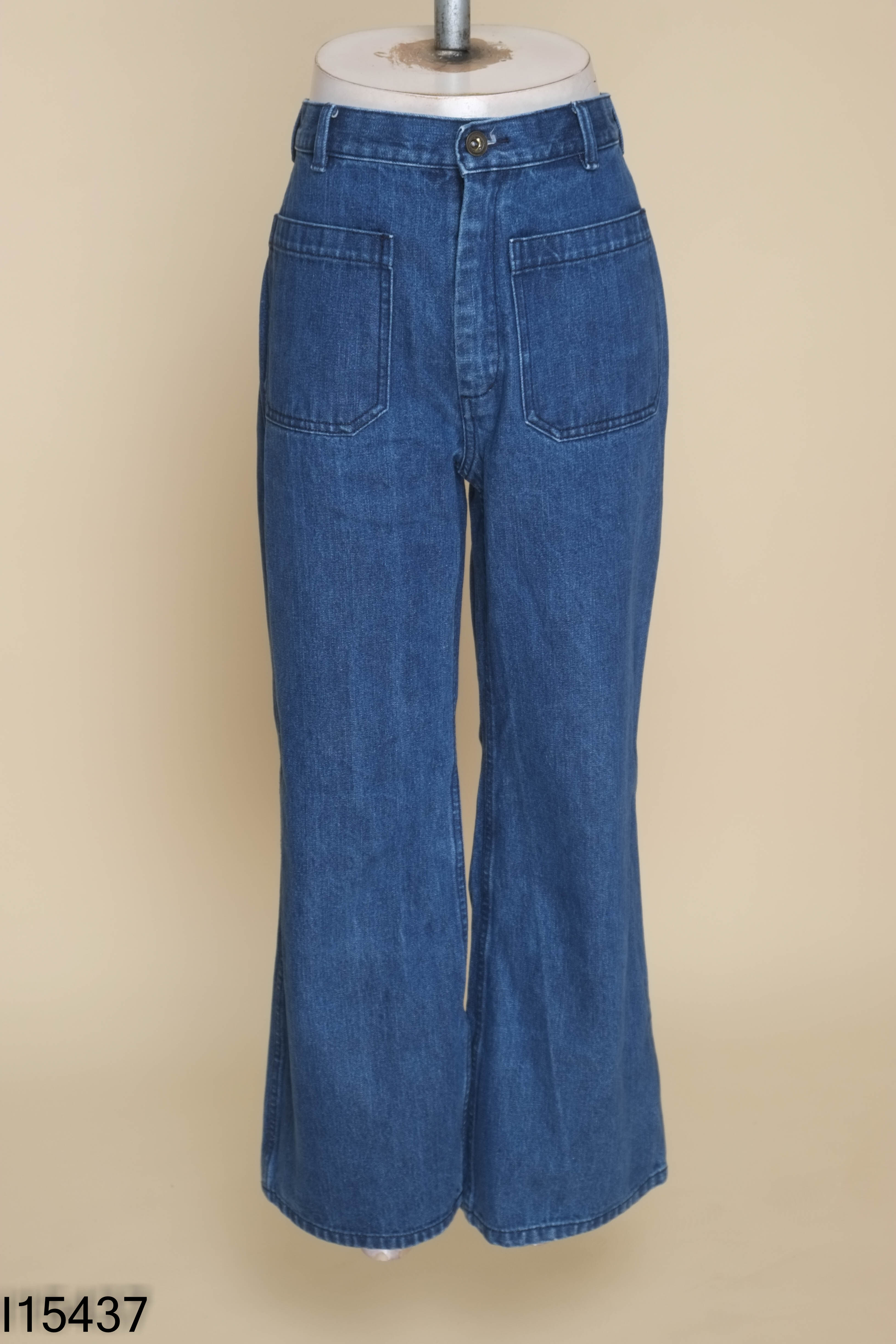 Quần jeans xanh MINTCHEESE suông