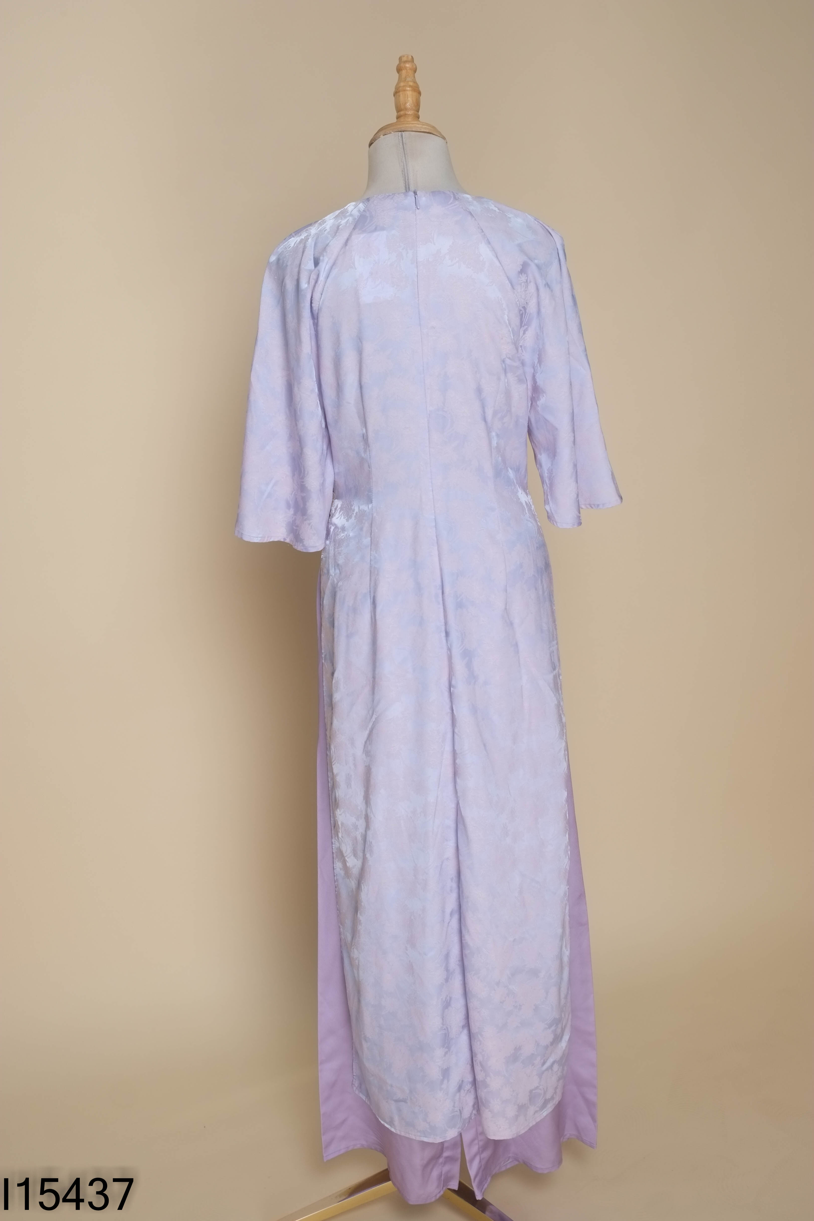 Set áo dài lụa tím JM DRESS+quần