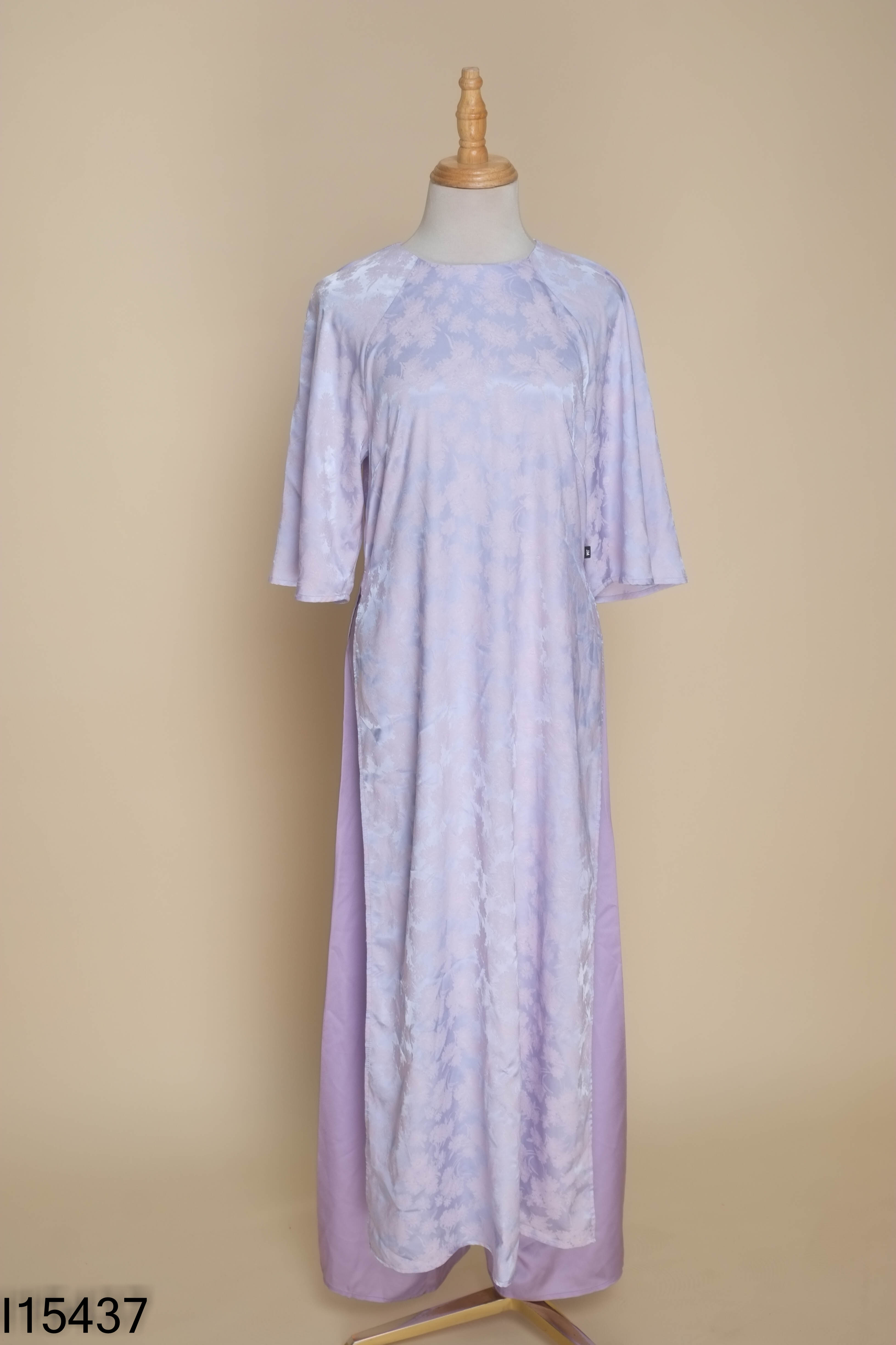 Set áo dài lụa tím JM DRESS+quần