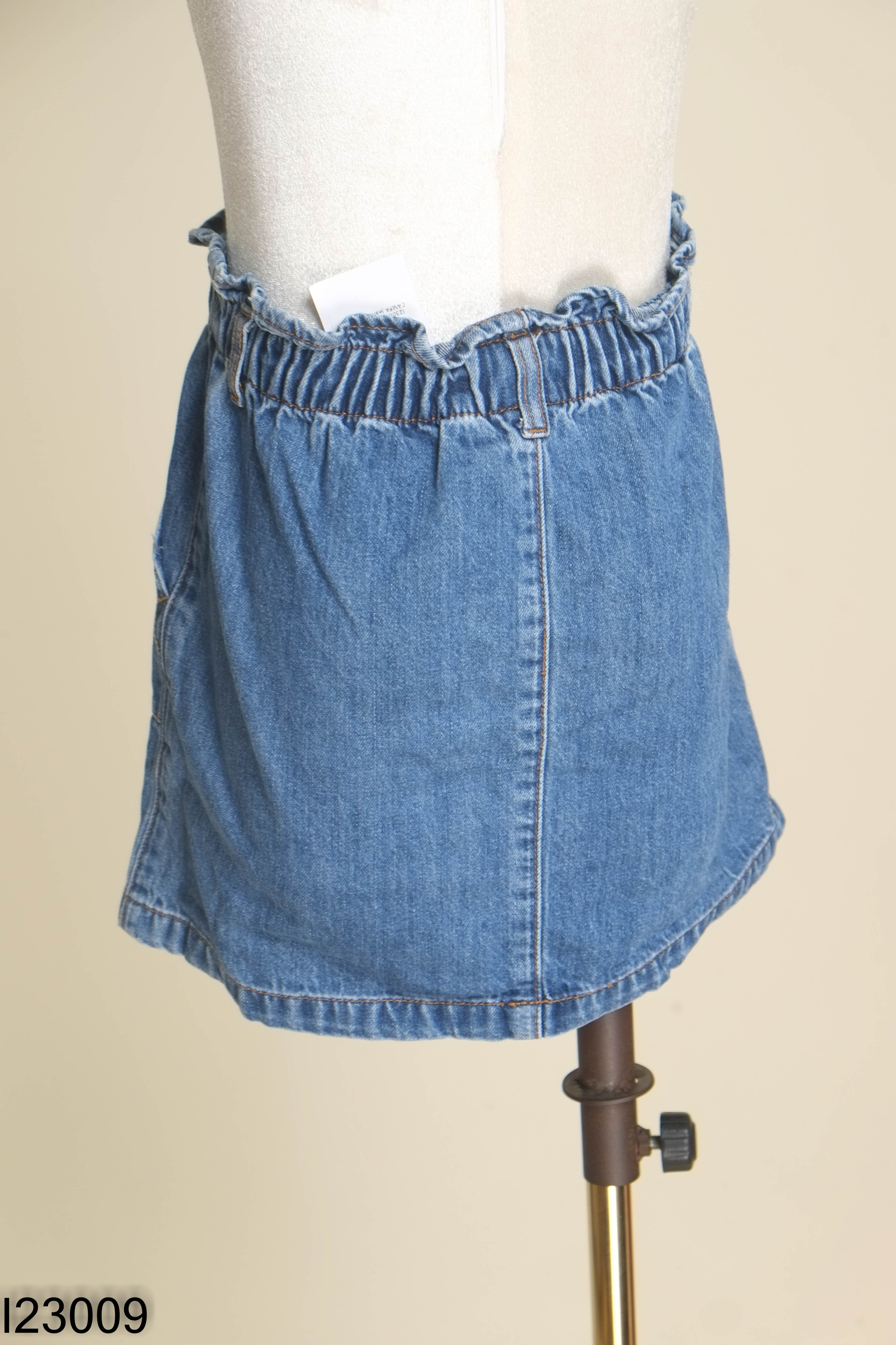 Chân váy CANIFA jeans xanh KIDS