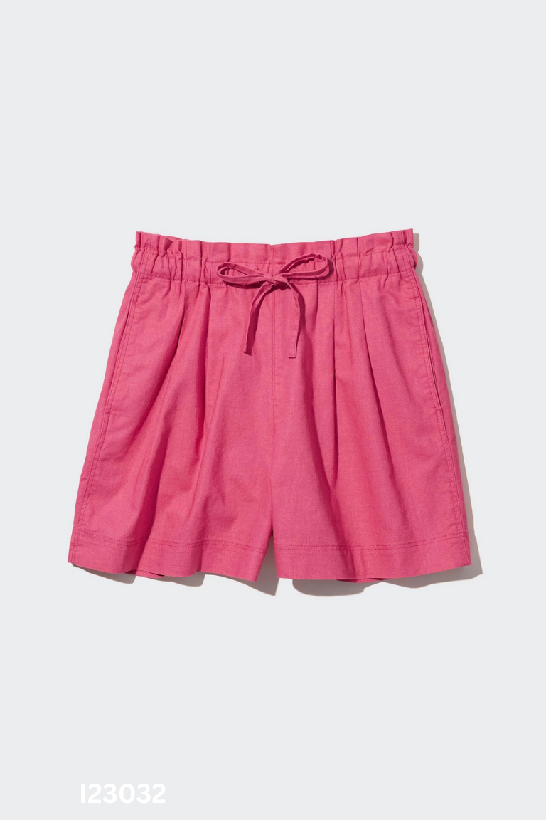 Quần short jean UNIQLO hồng sen