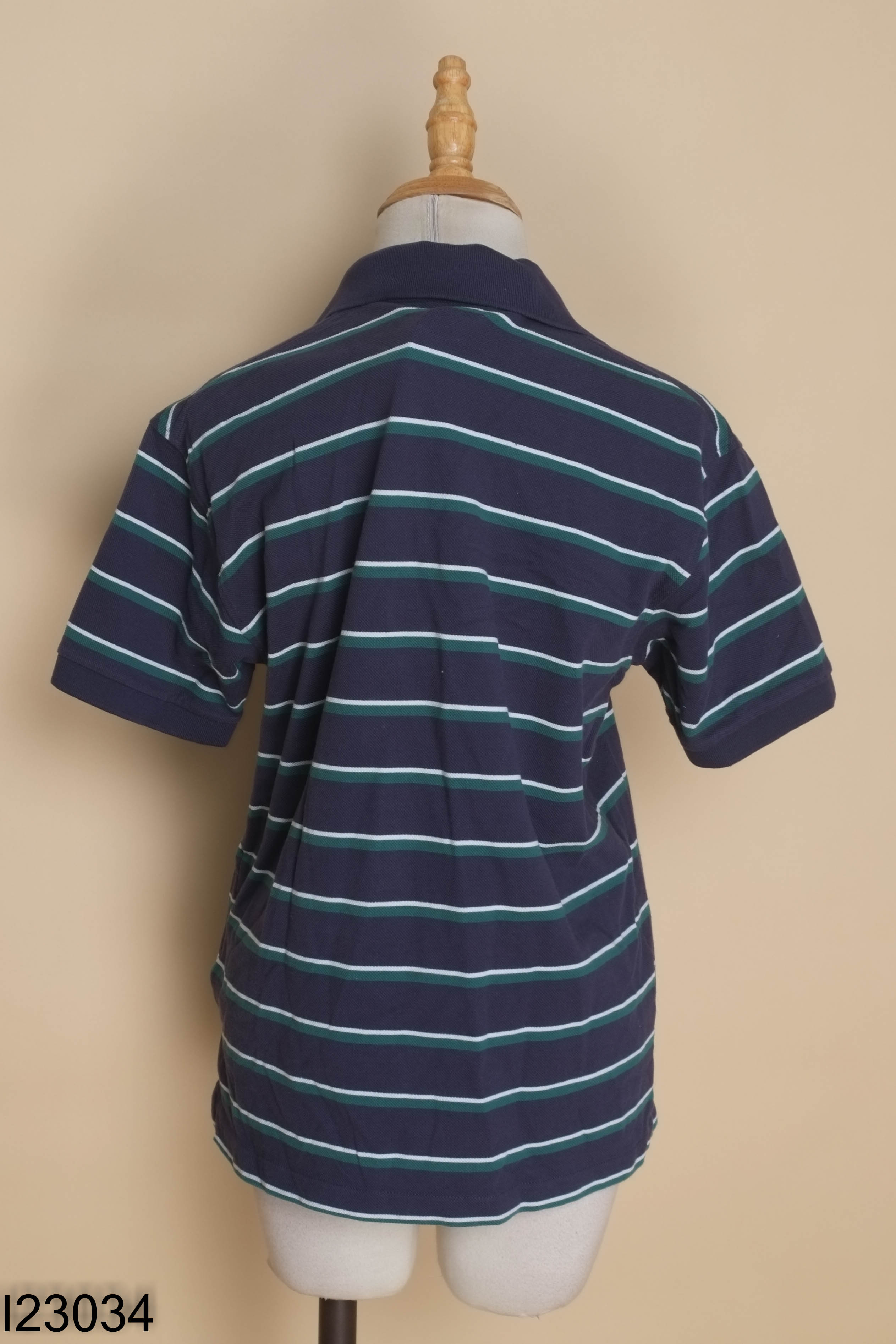 Áo polo UNIQLO xanh kẻ