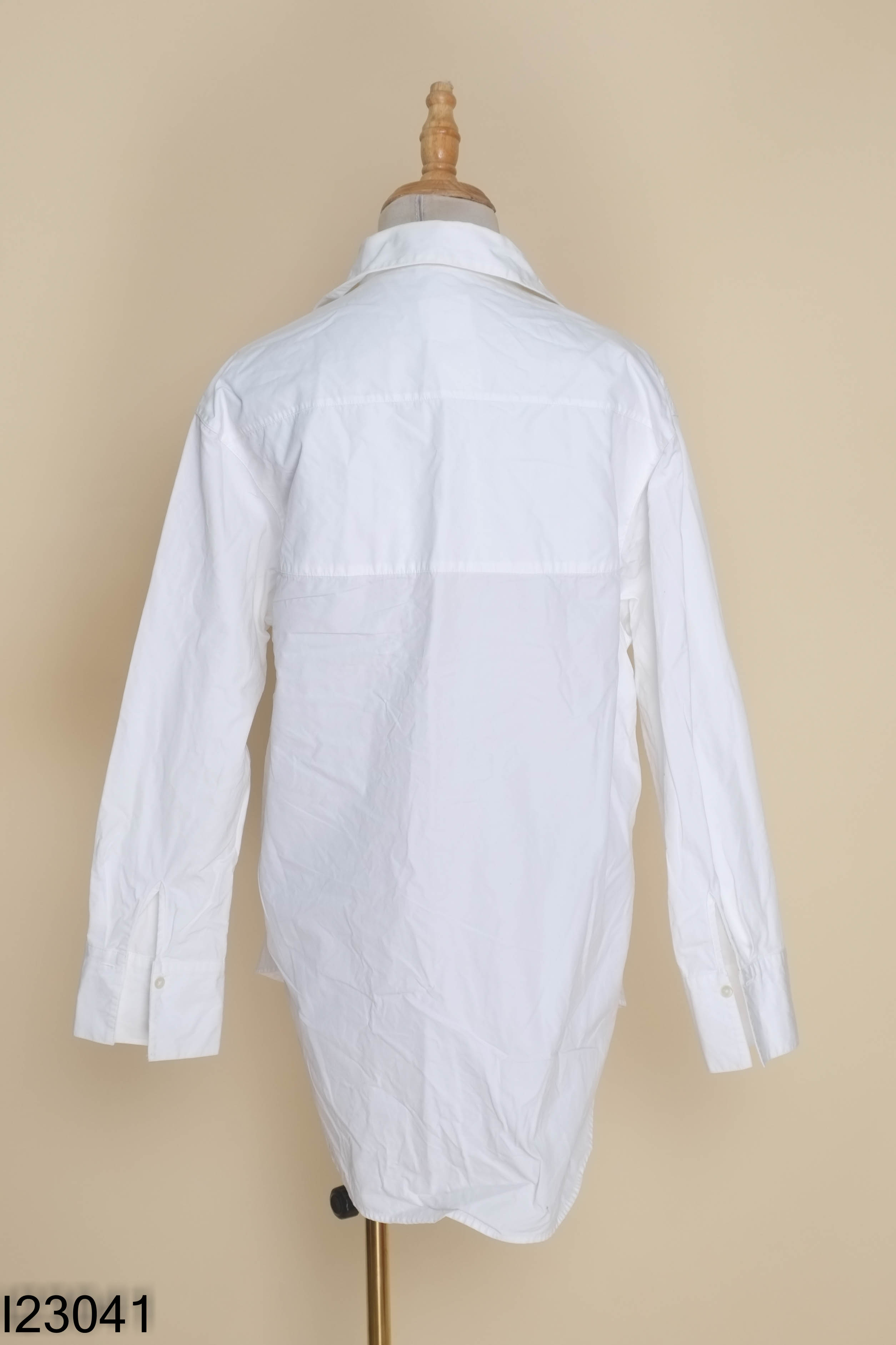 Áo sơ mi MASSIMO DUTTI trắng trơn