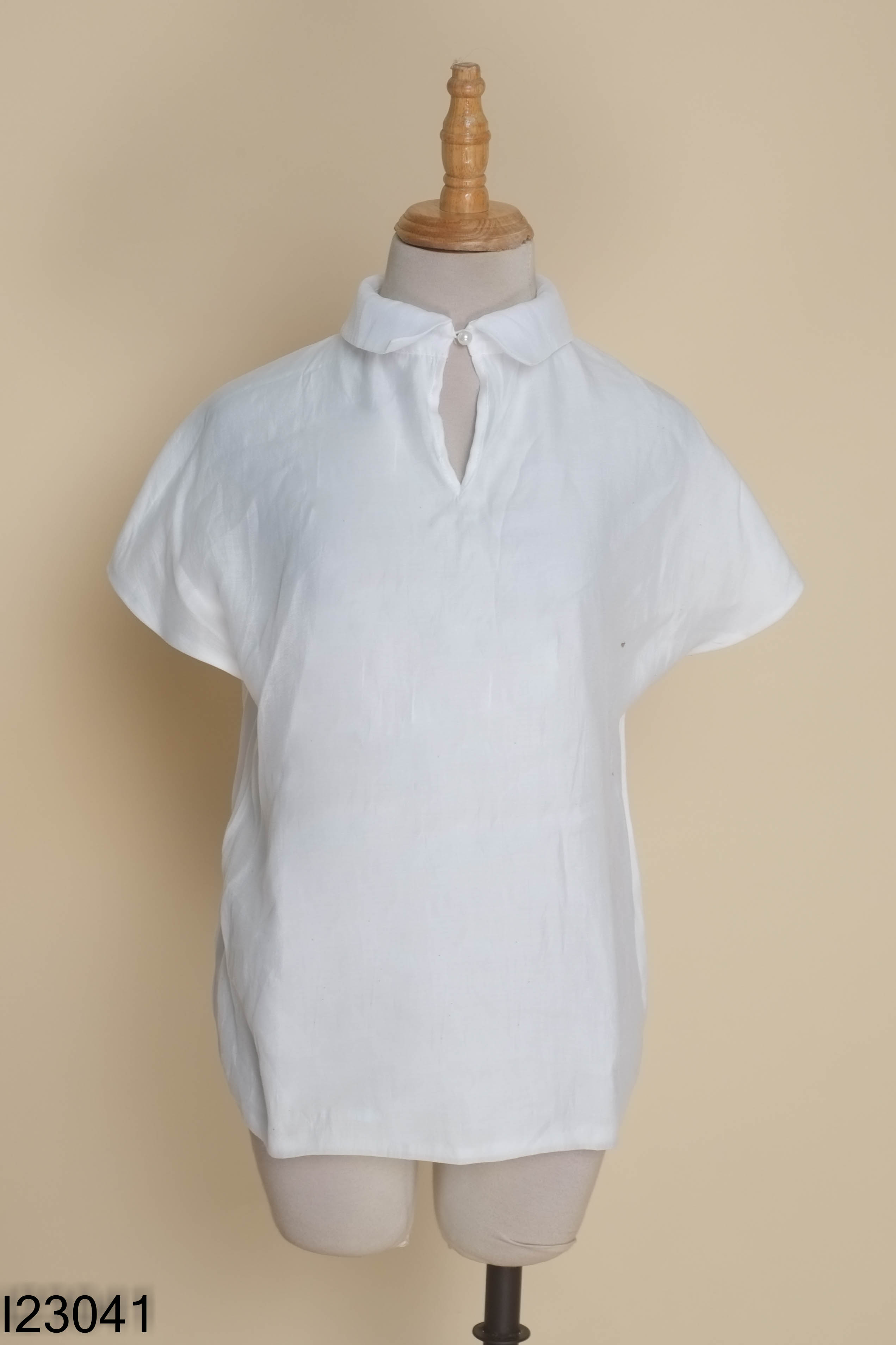 Áo polo trắng trơn