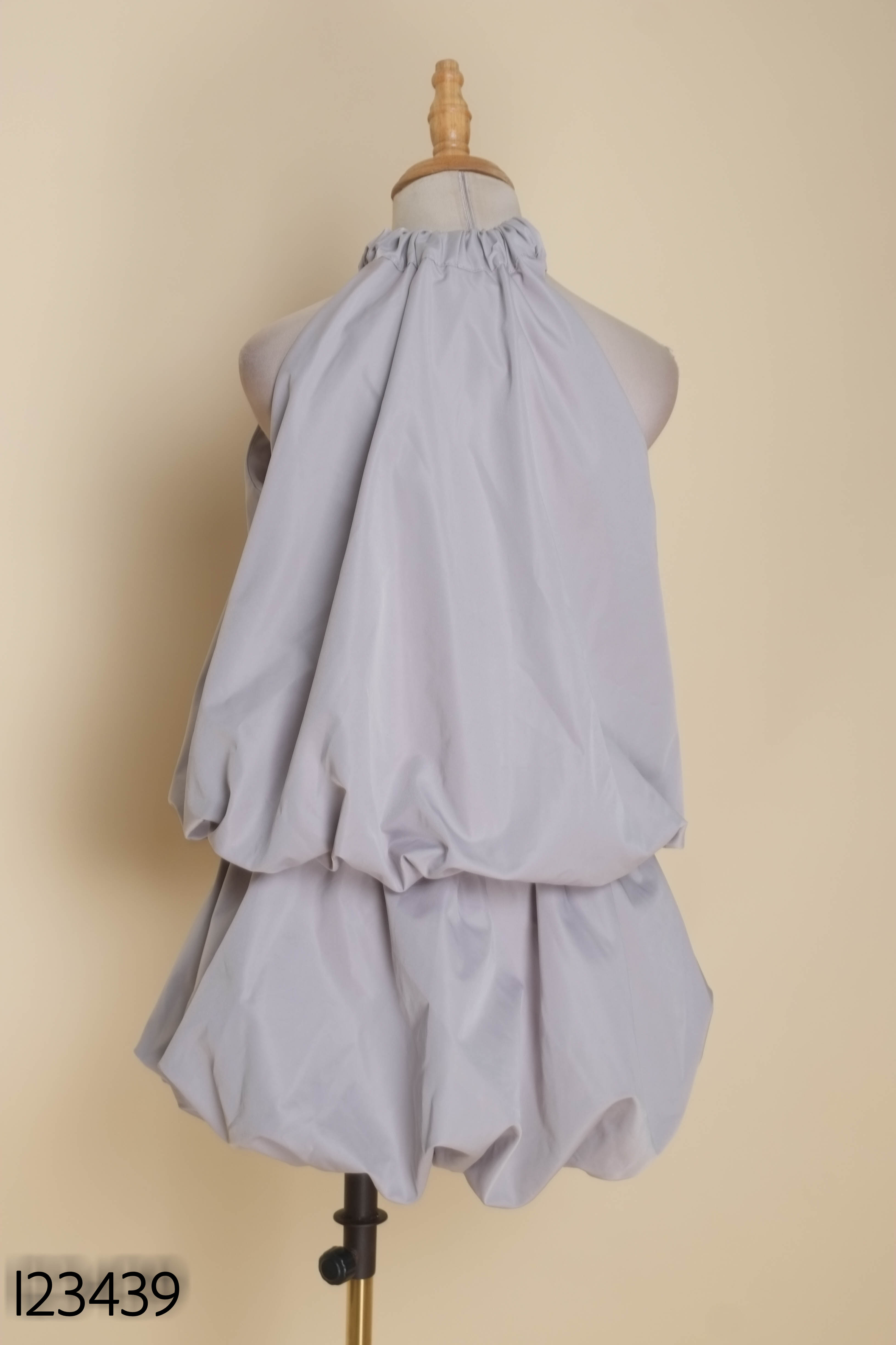 Set Áo babydoll xanh cổ yếm + Chân váy bí