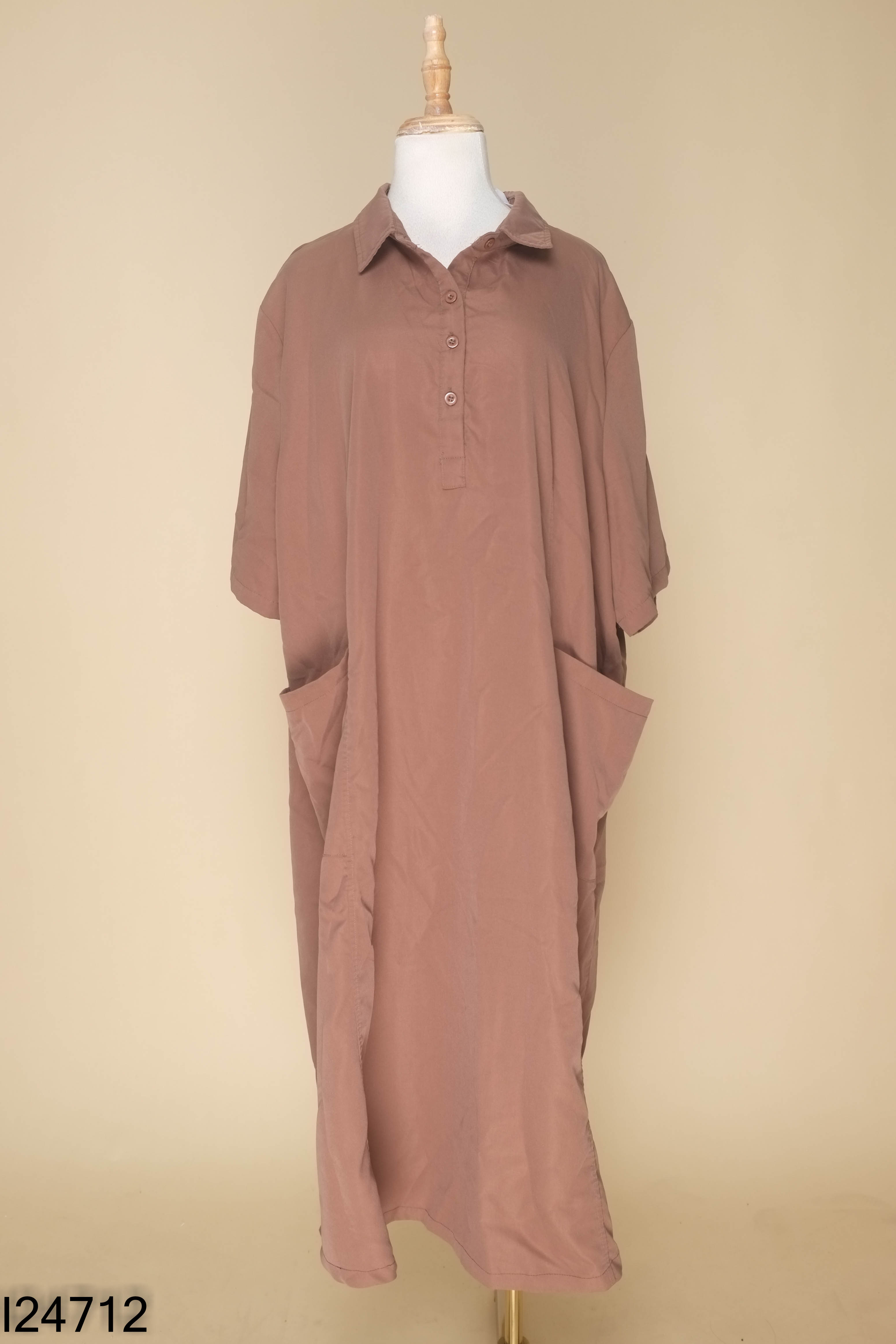 Váy ZANZEA nâu dáng suông (5XL)