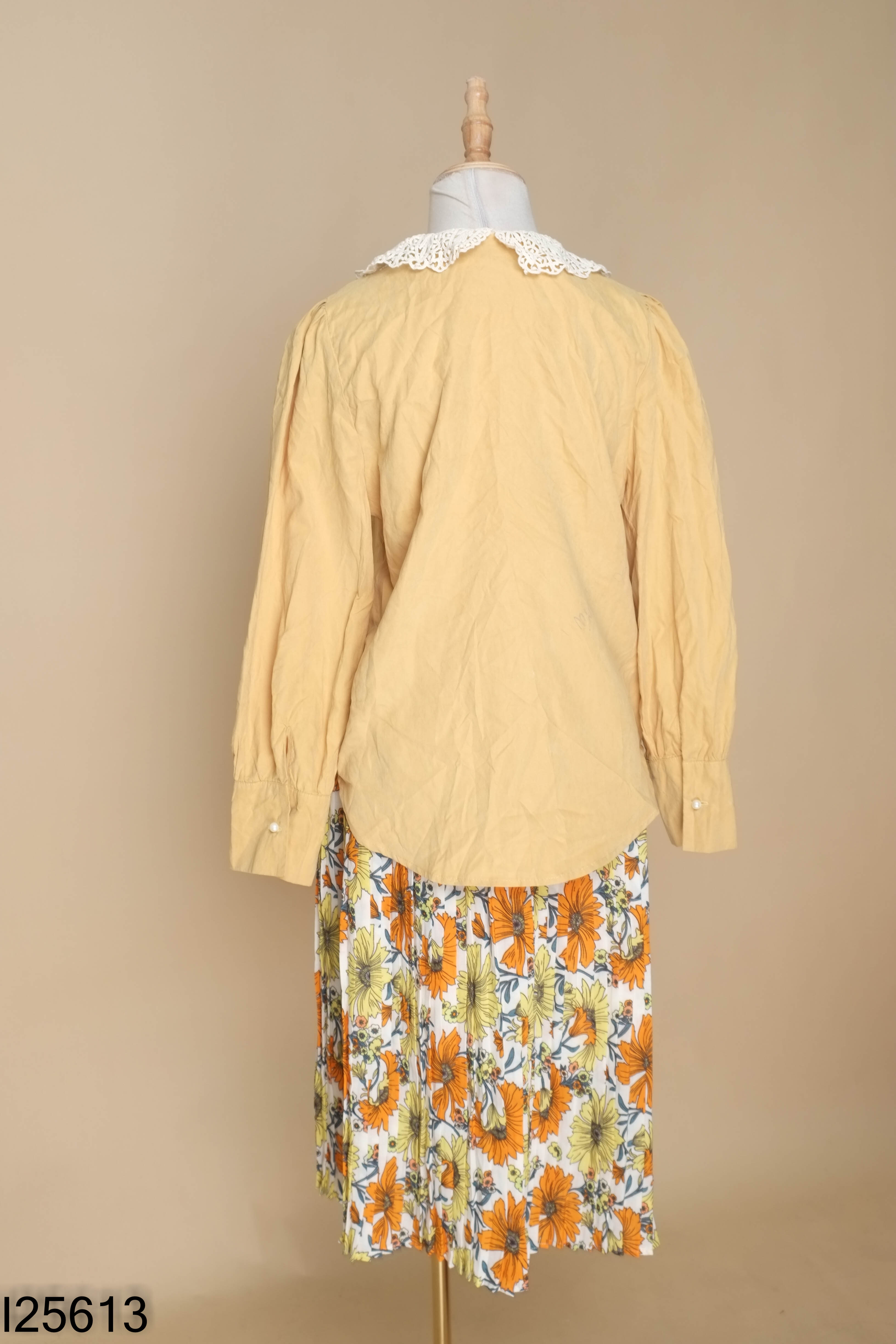 Set bộ vàng+váy hoa