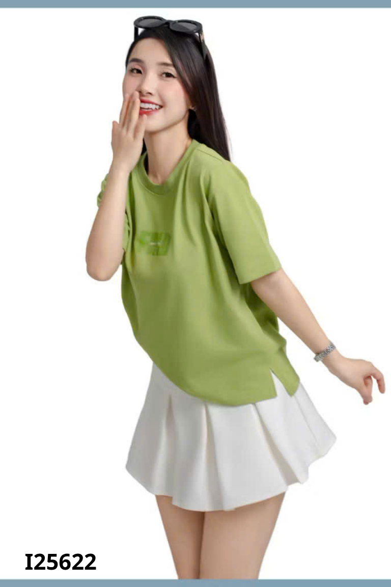 Áo thun AUZED xanh dãng vừa