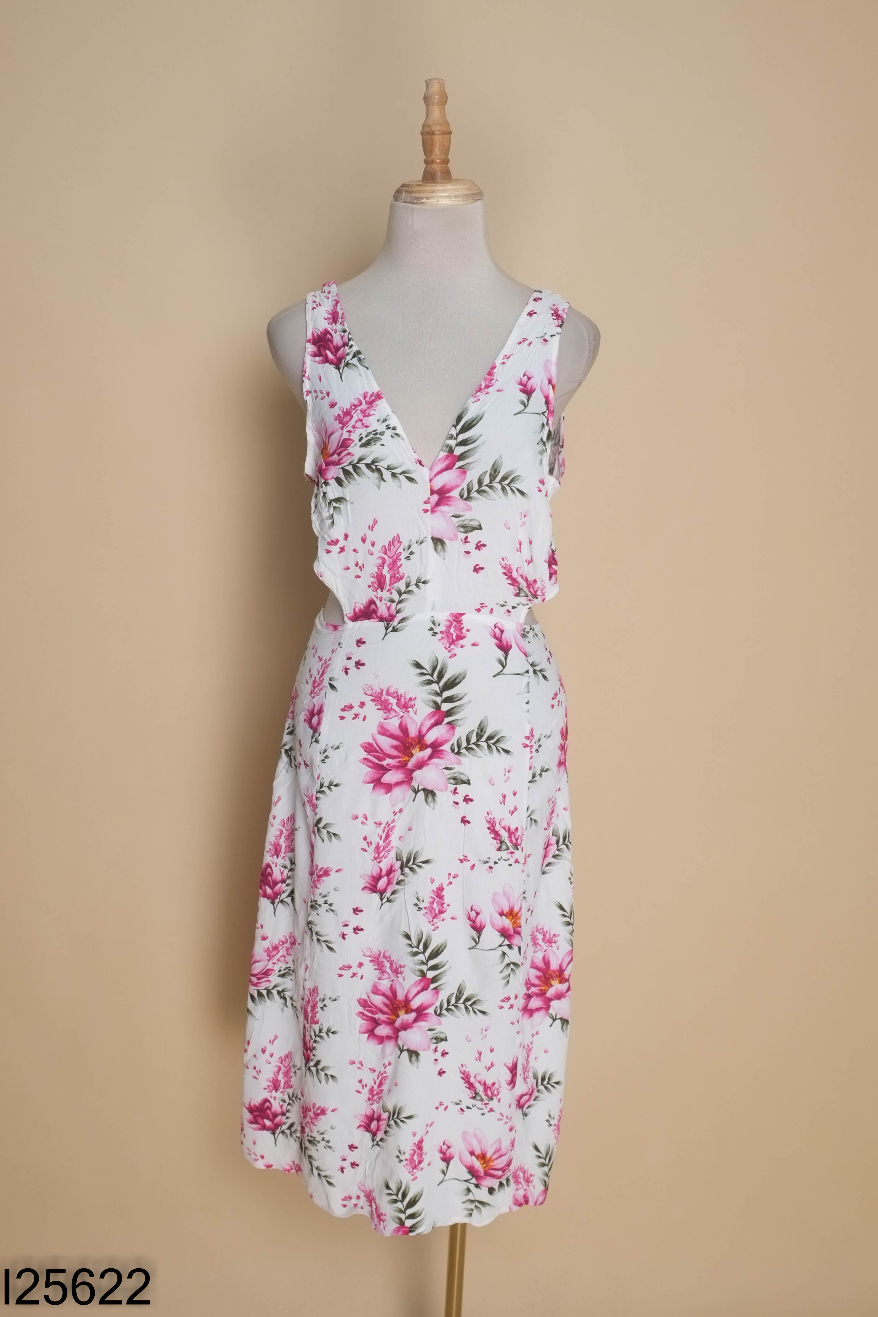 Váy FOREVER 21 trắng hoa tím