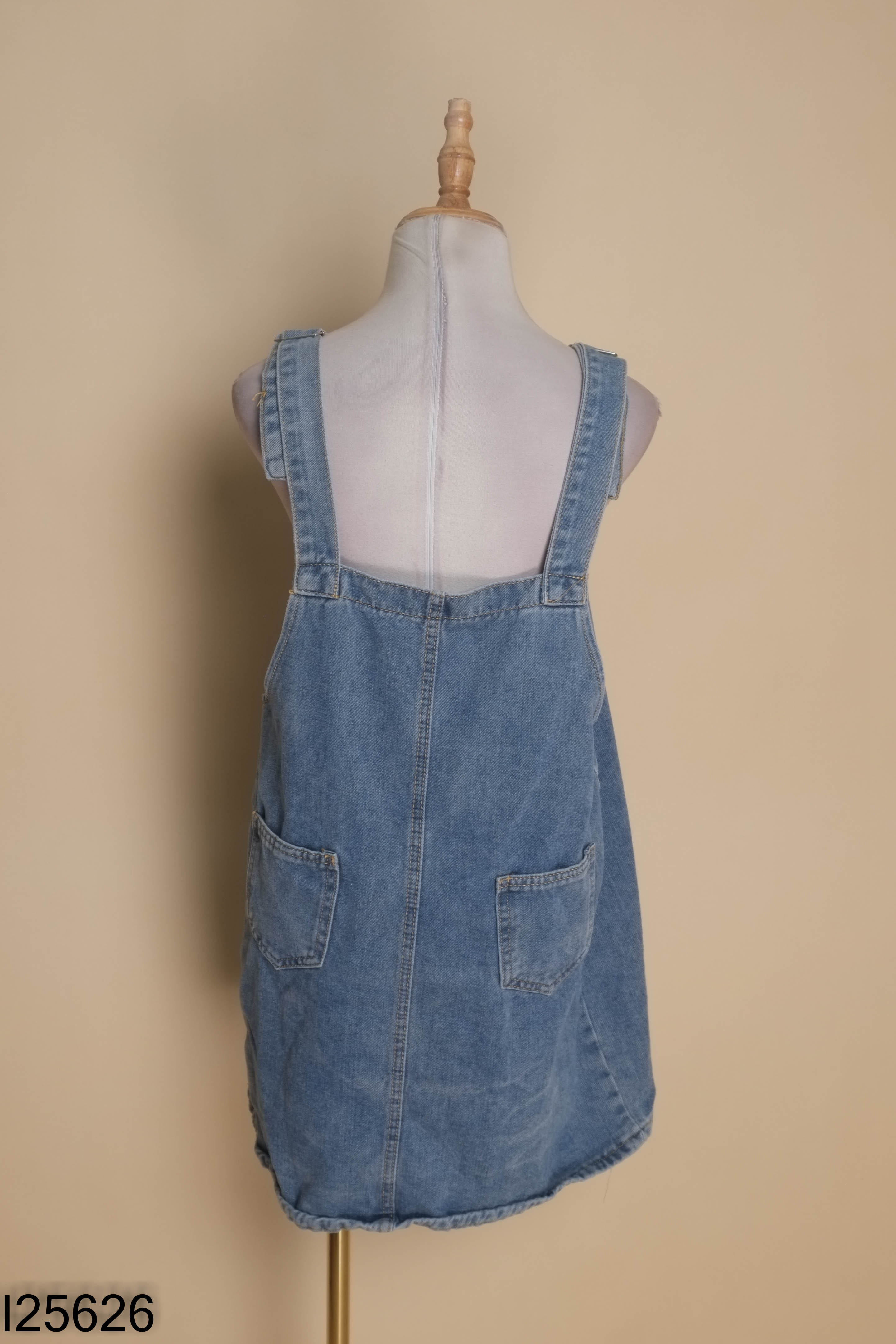 Yếm jeans xanh