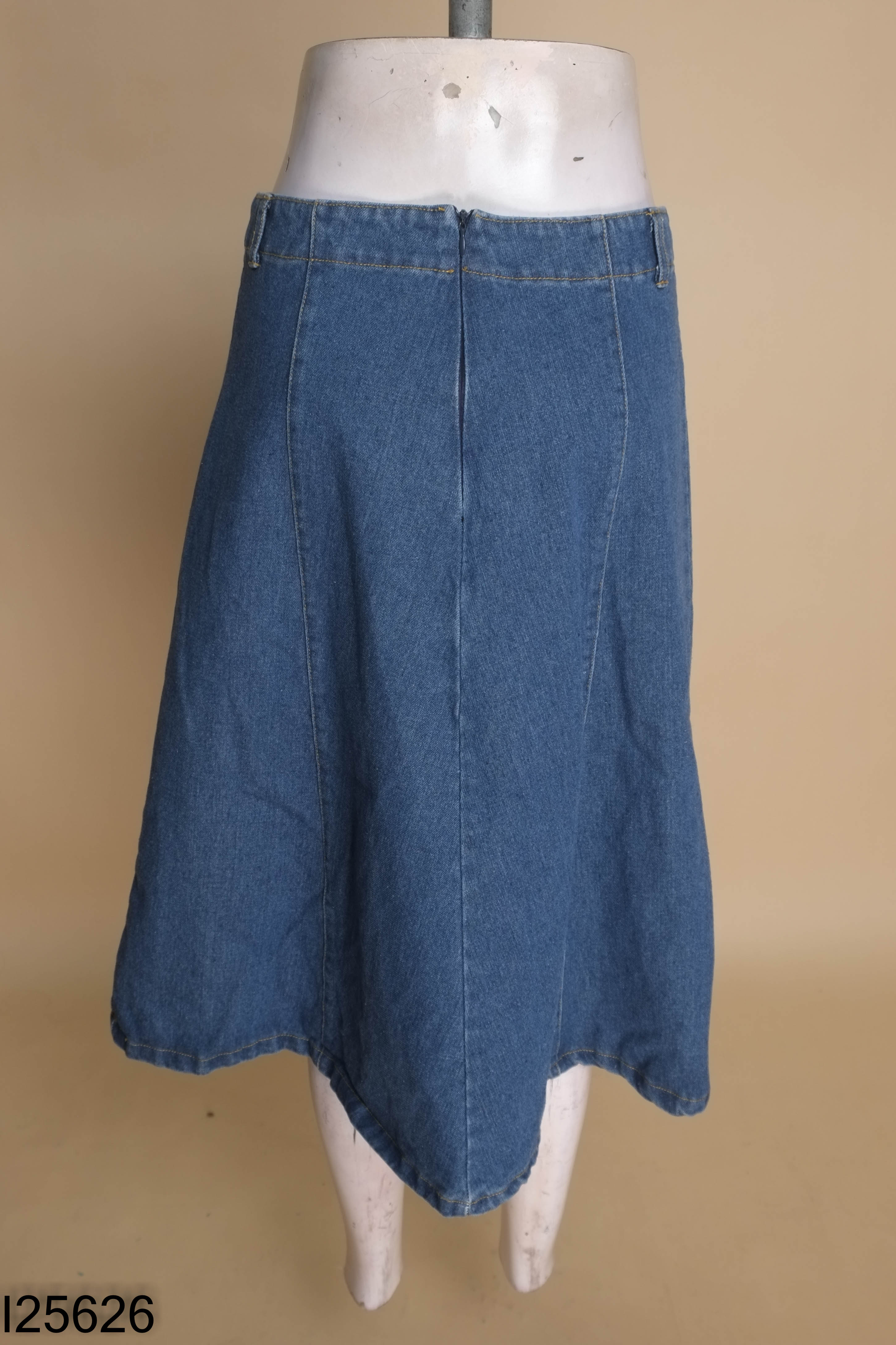 Chân váy jeans xanh
