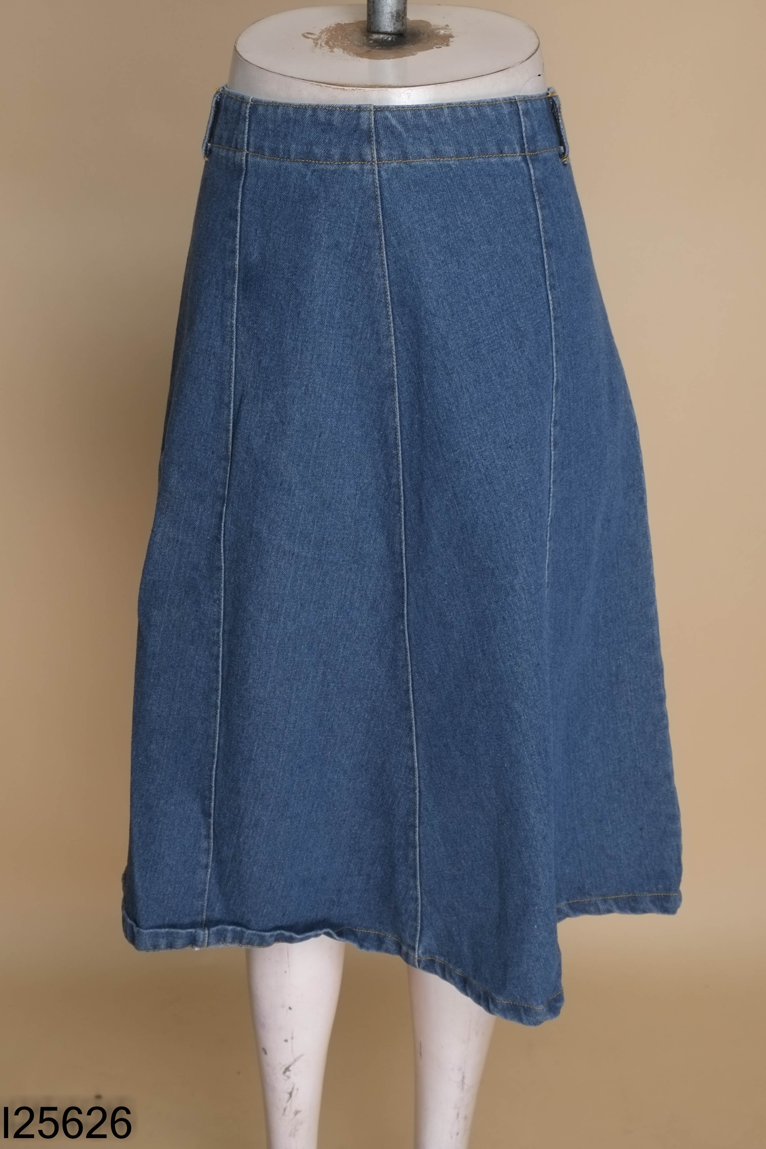 Chân váy jeans xanh