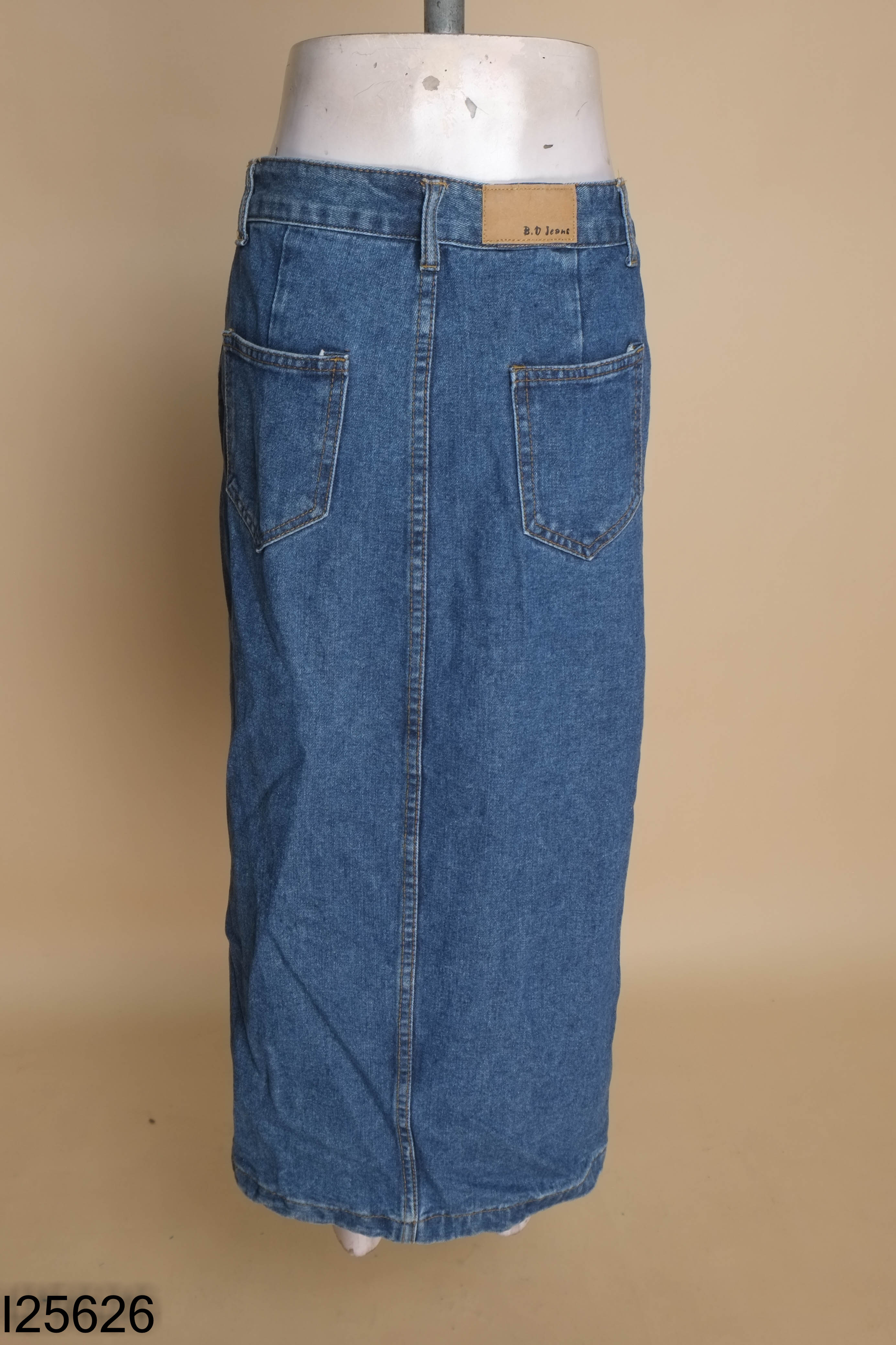 Chân váy jeans xanh