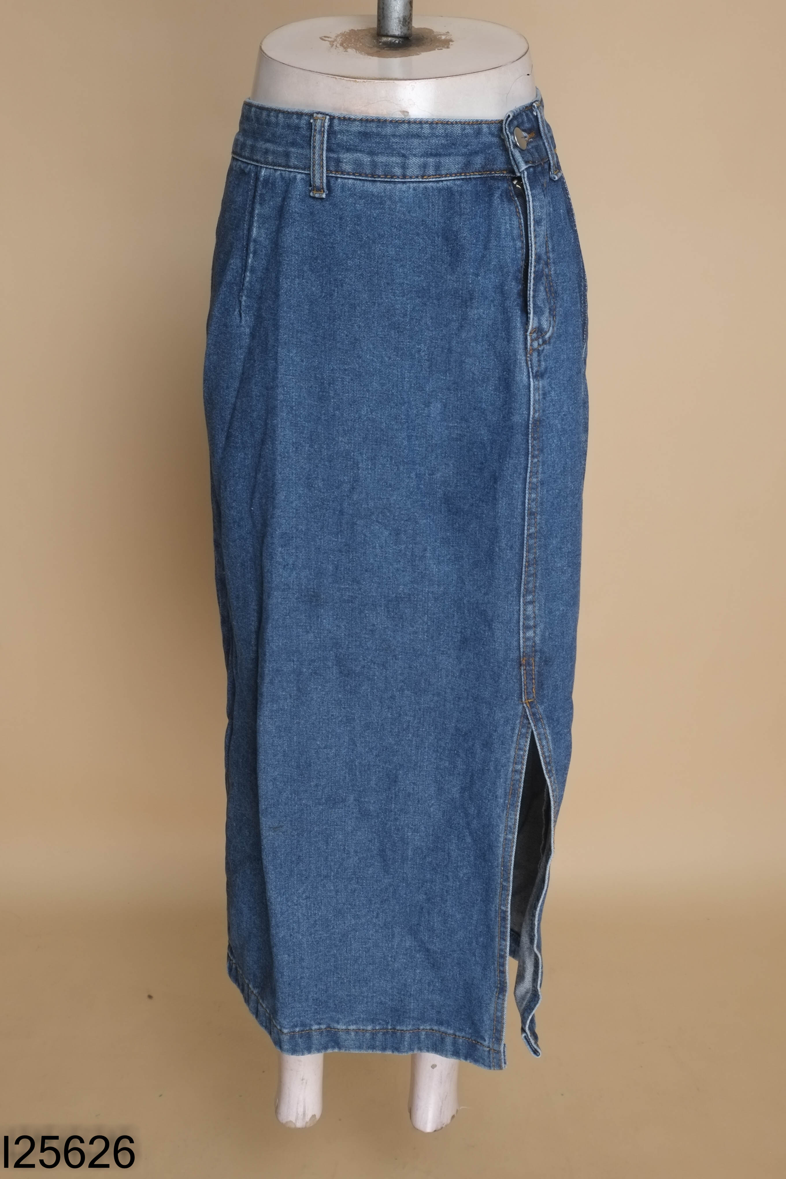 Chân váy jeans xanh