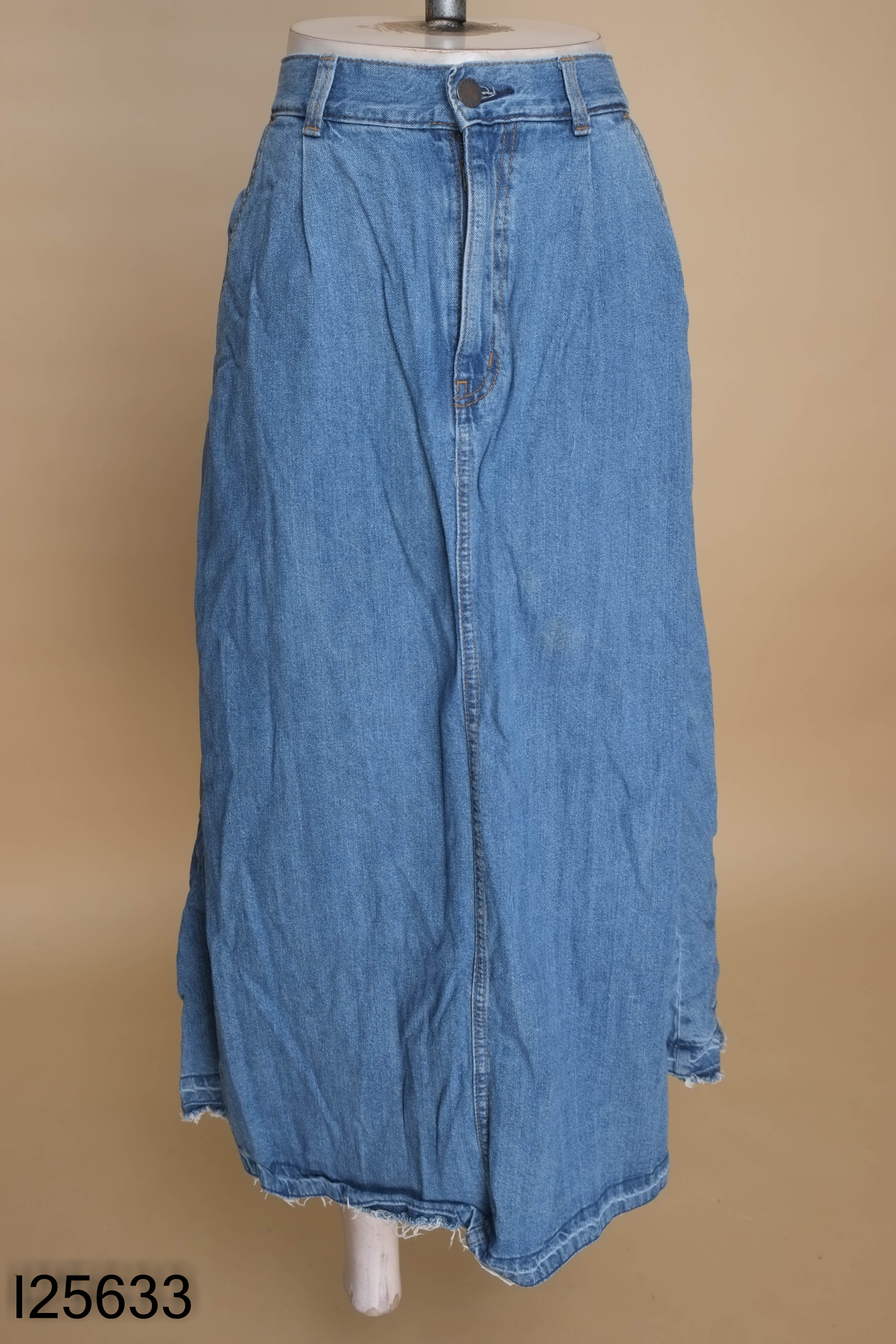 Chân váy GU jeans xanh