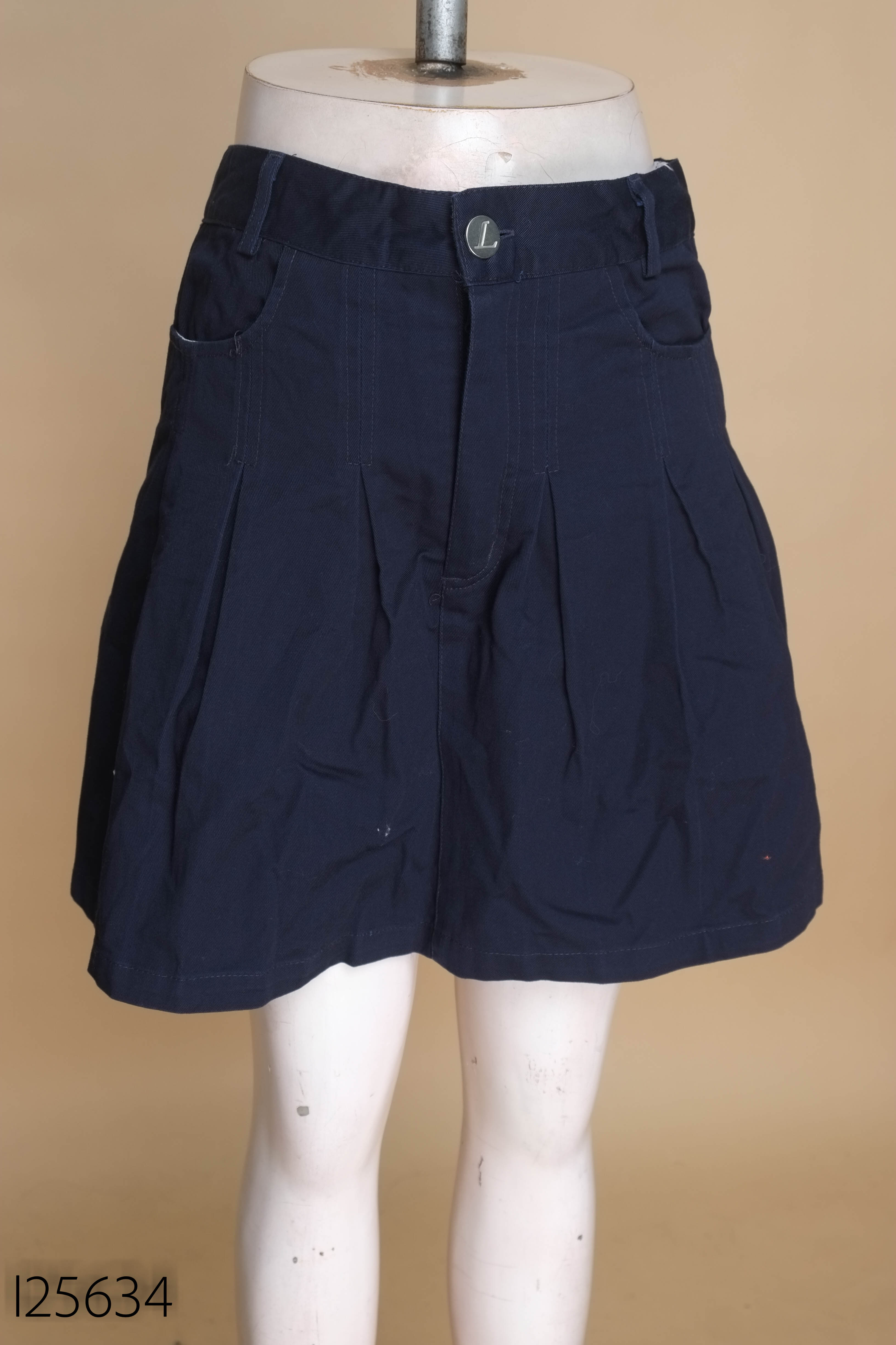 Chân váy jeans LONGSTREET xanh
