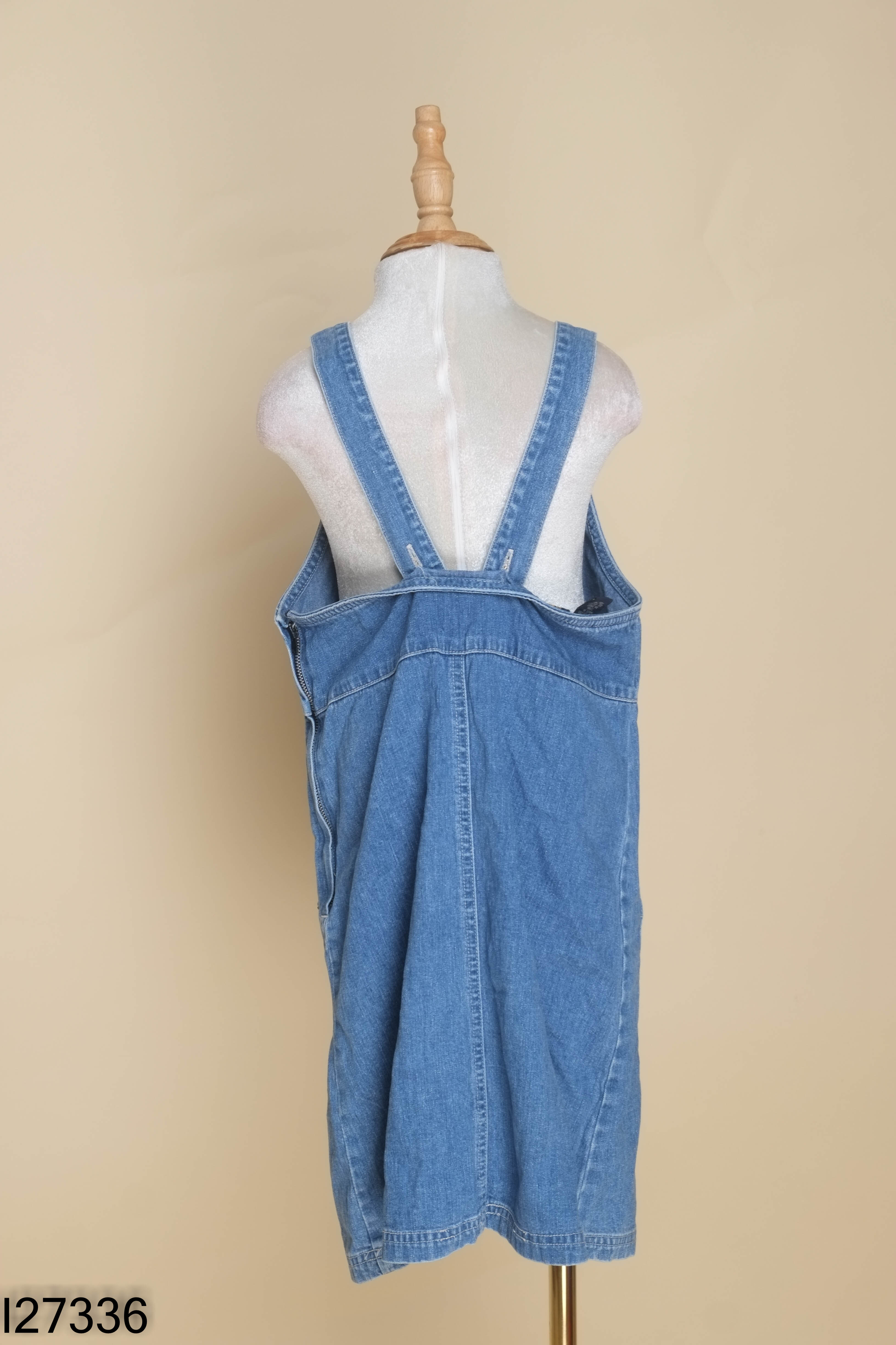 Váy yếm GAP jeans xanh KIDS
