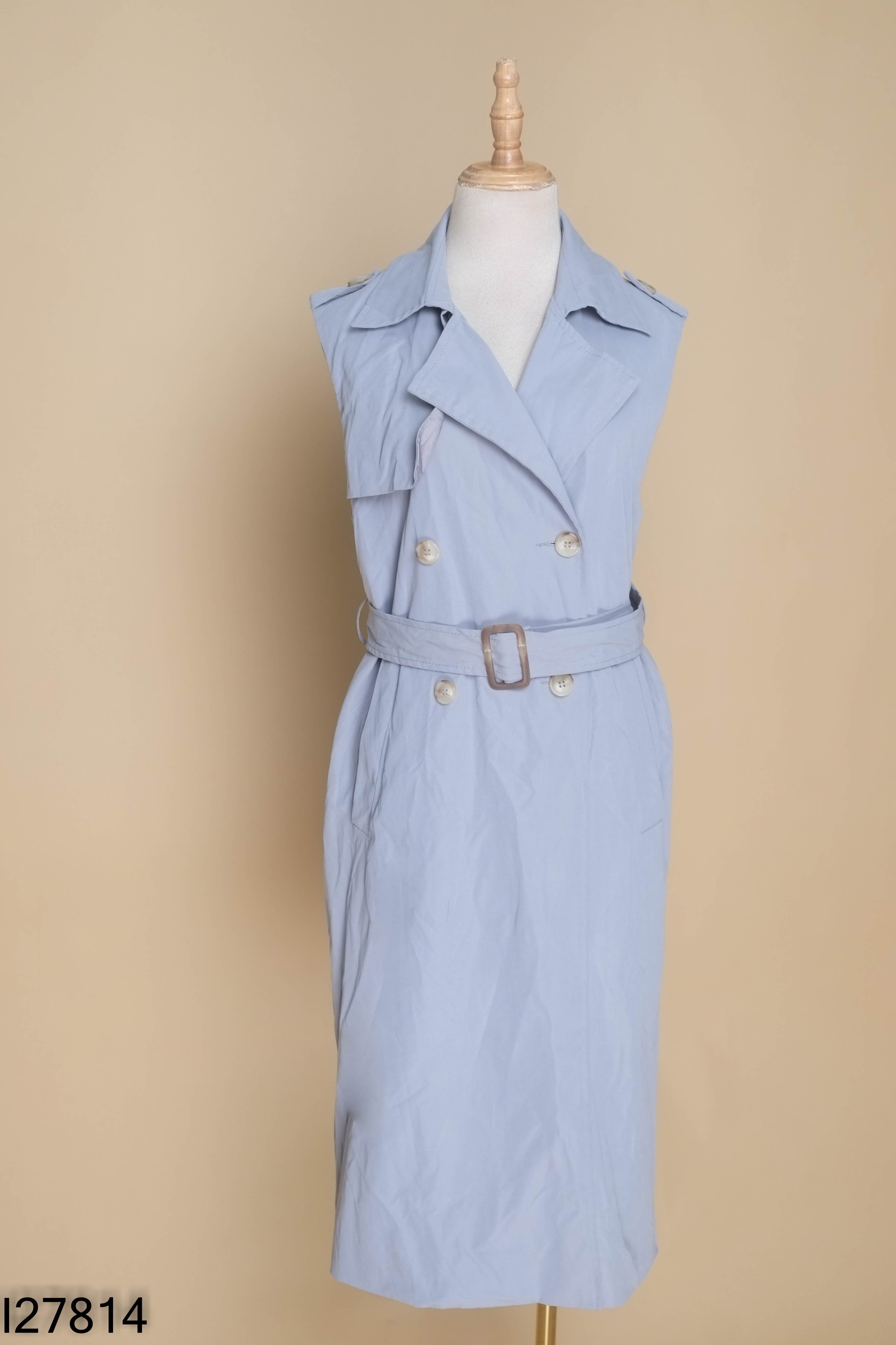 Váy xanh kaki dài kèm đai THE MIND