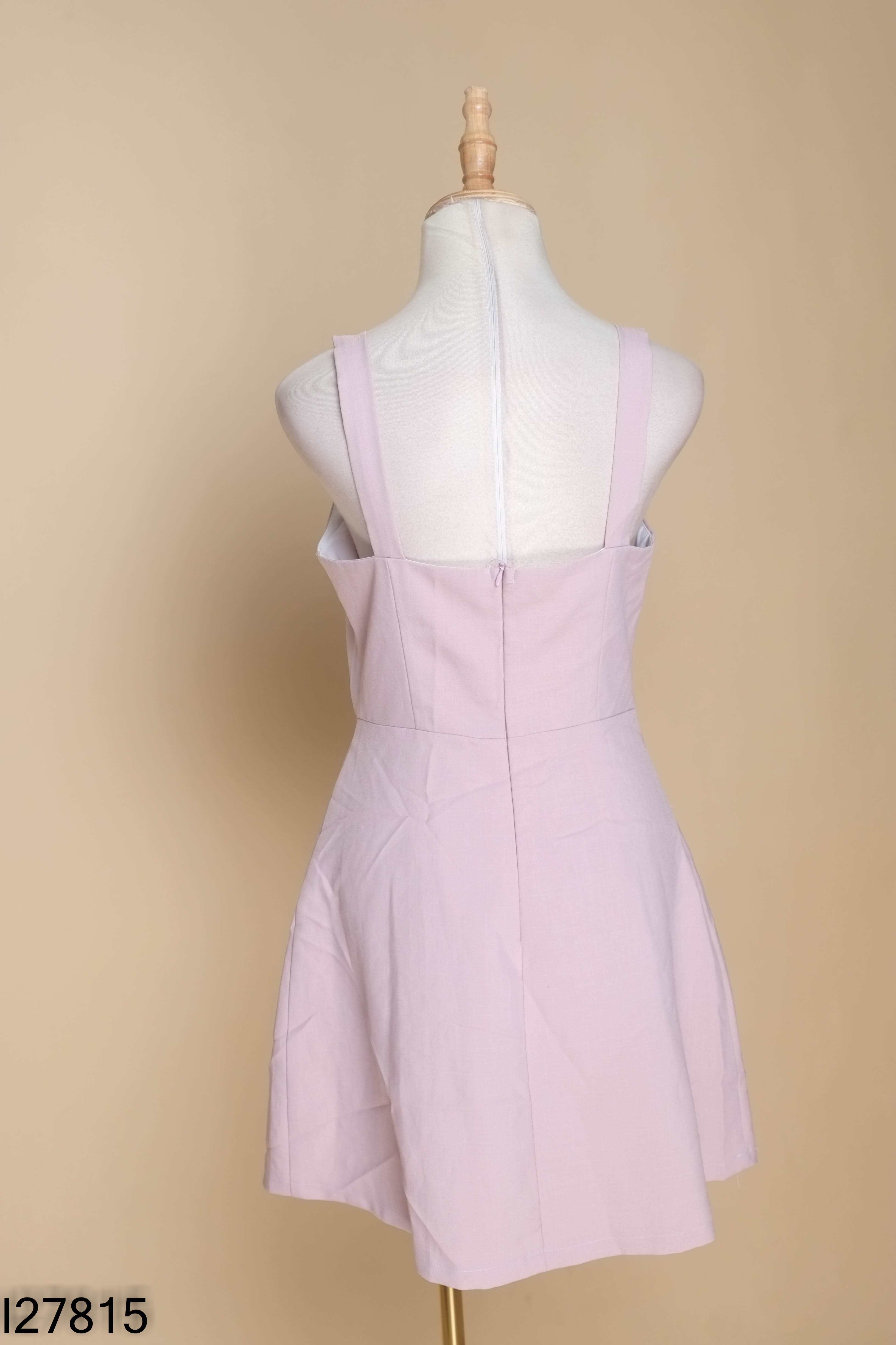 Váy hai dây hồng cúc bọc FASHION