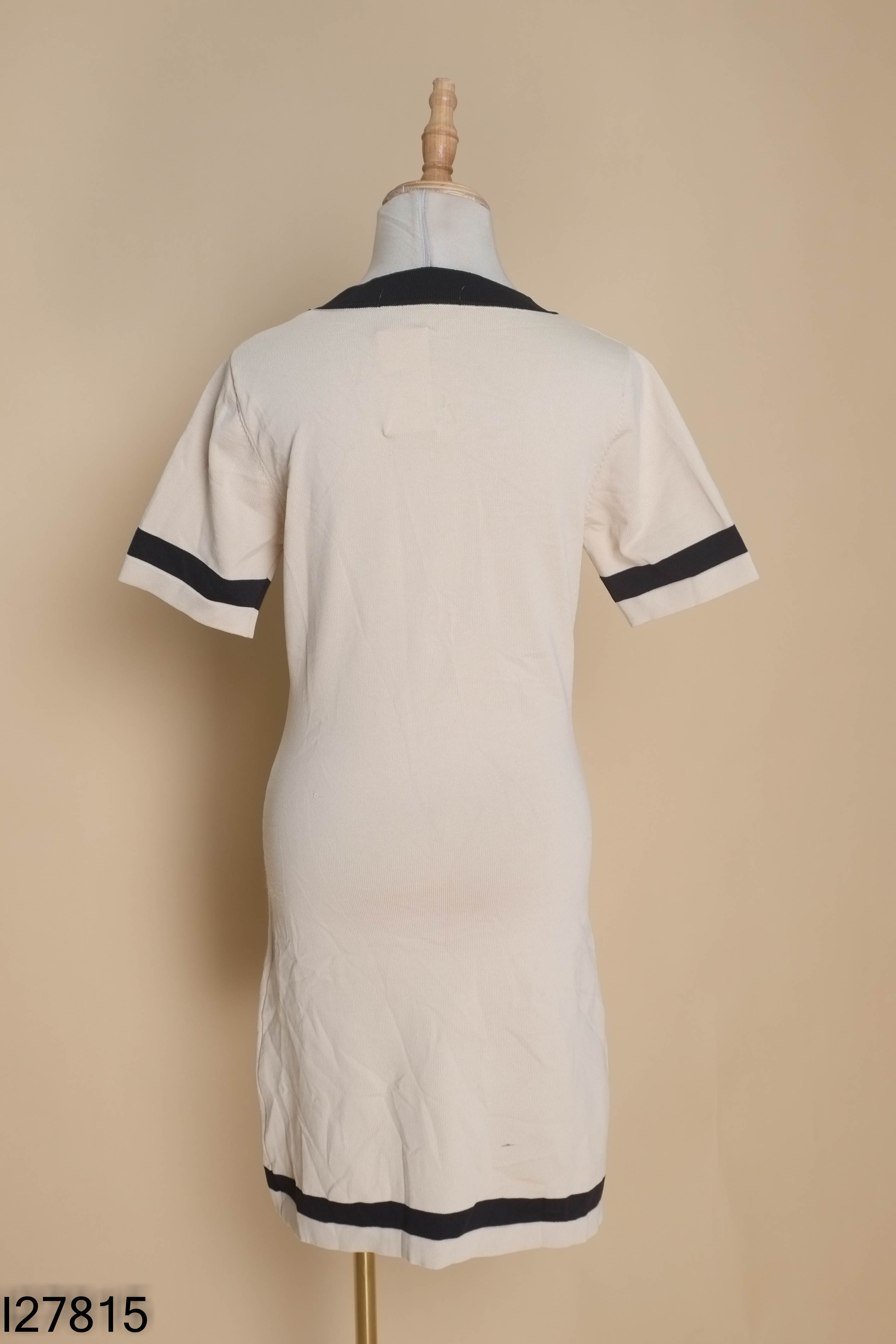 Váy len be viền cổ đen IT WOMAN