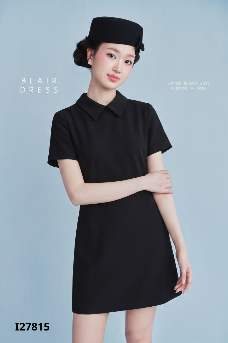 Váy polo đen ngắn