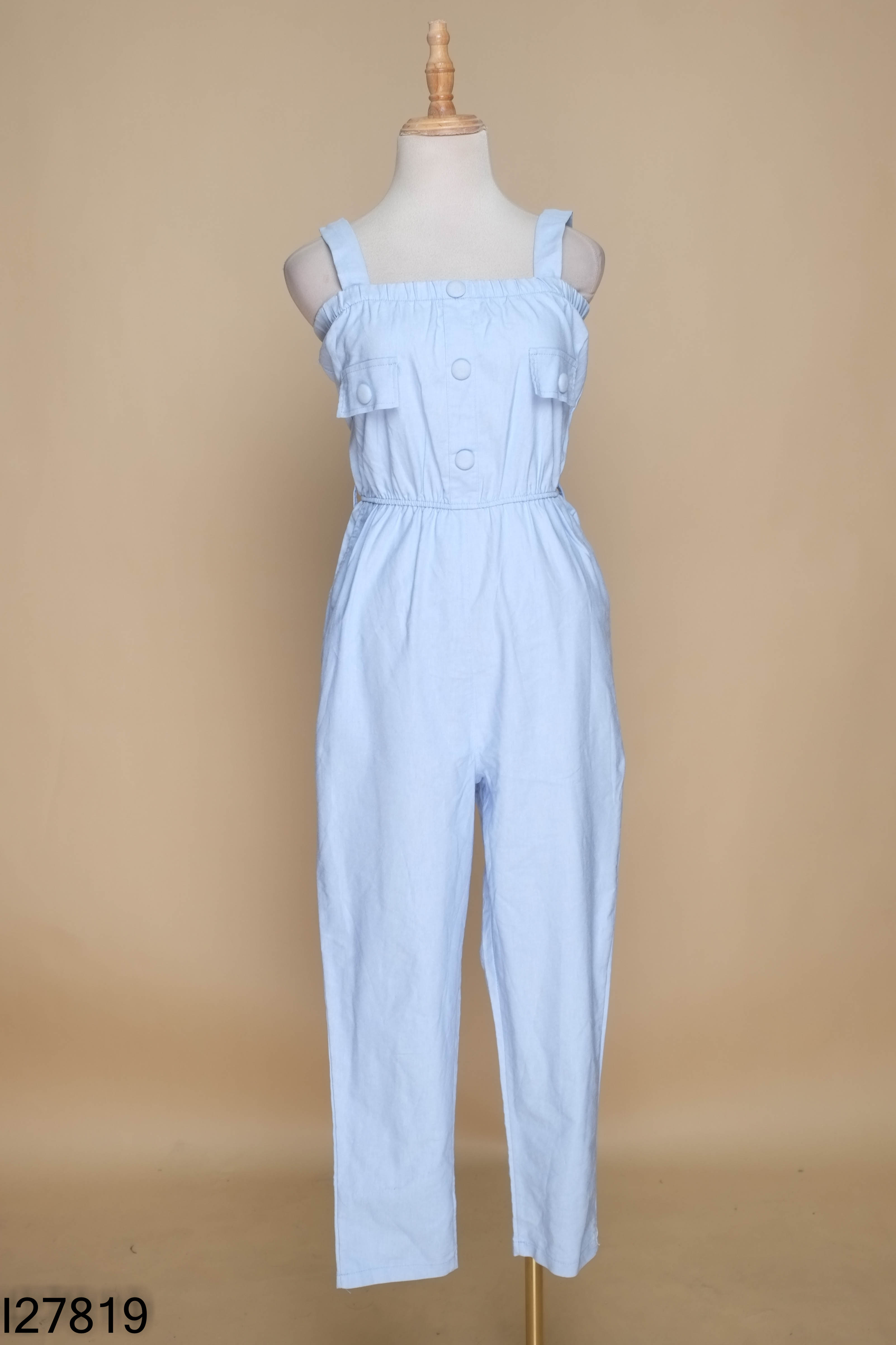 Jump xanh quần cúc bọc PHUC-LE SUIT