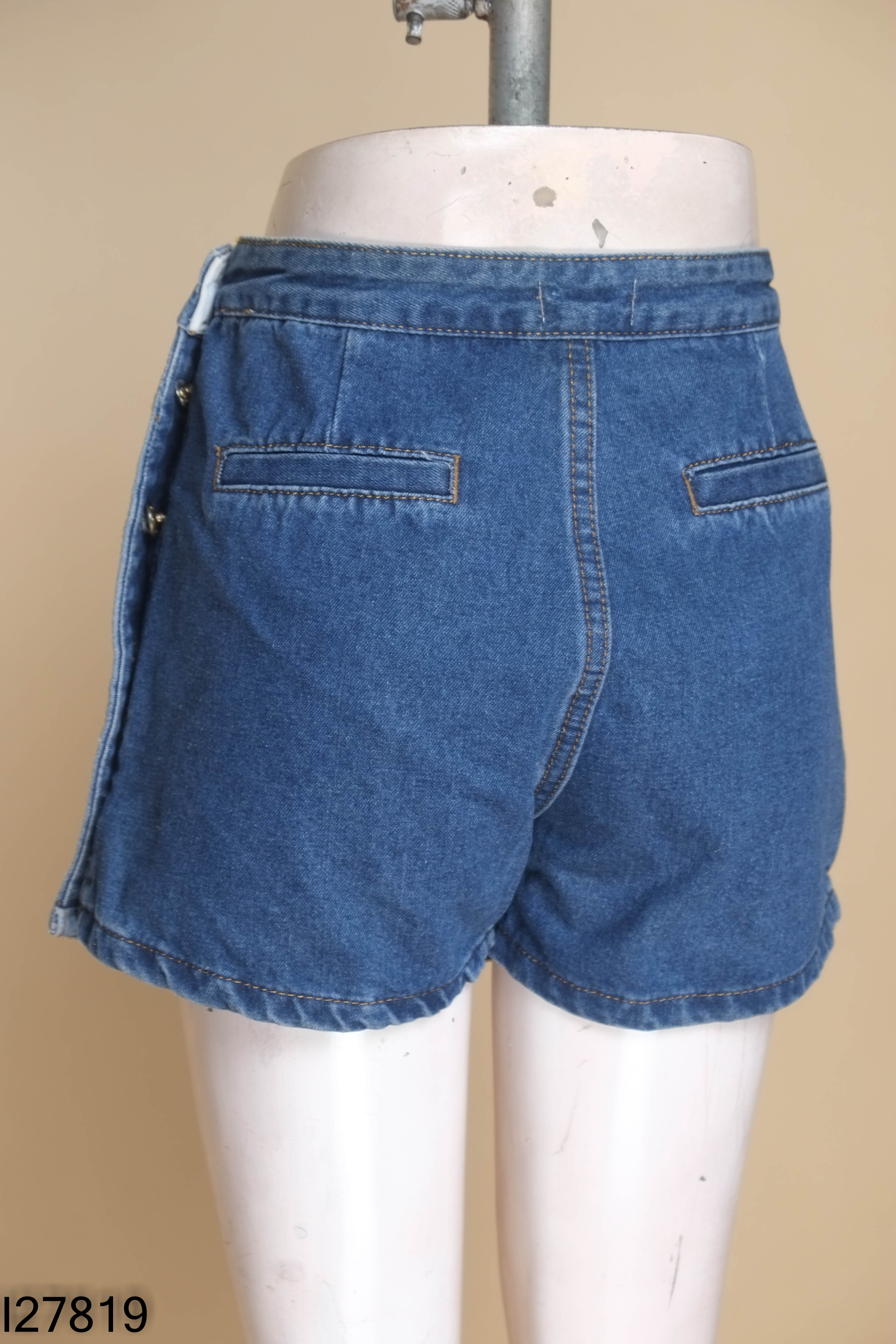 Quần giả váy jeans xanh D&D