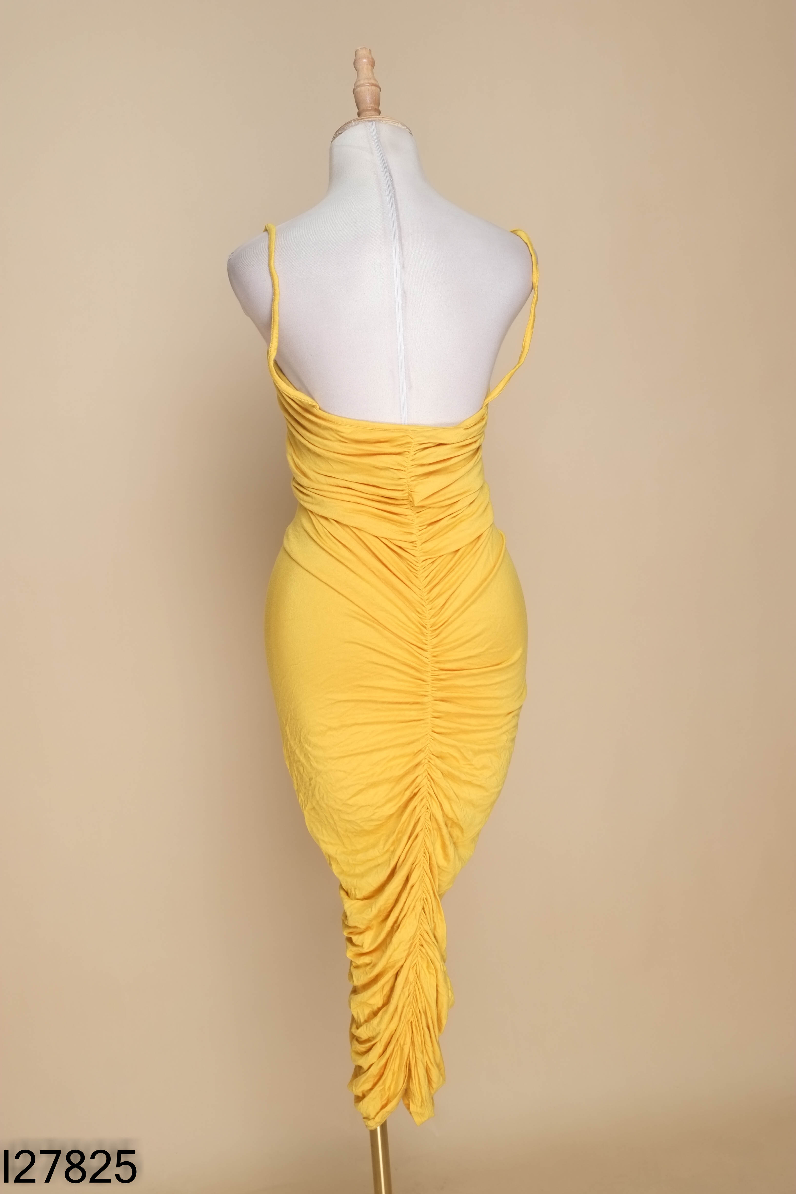 Váy cam 2 dây ôm body bo chun