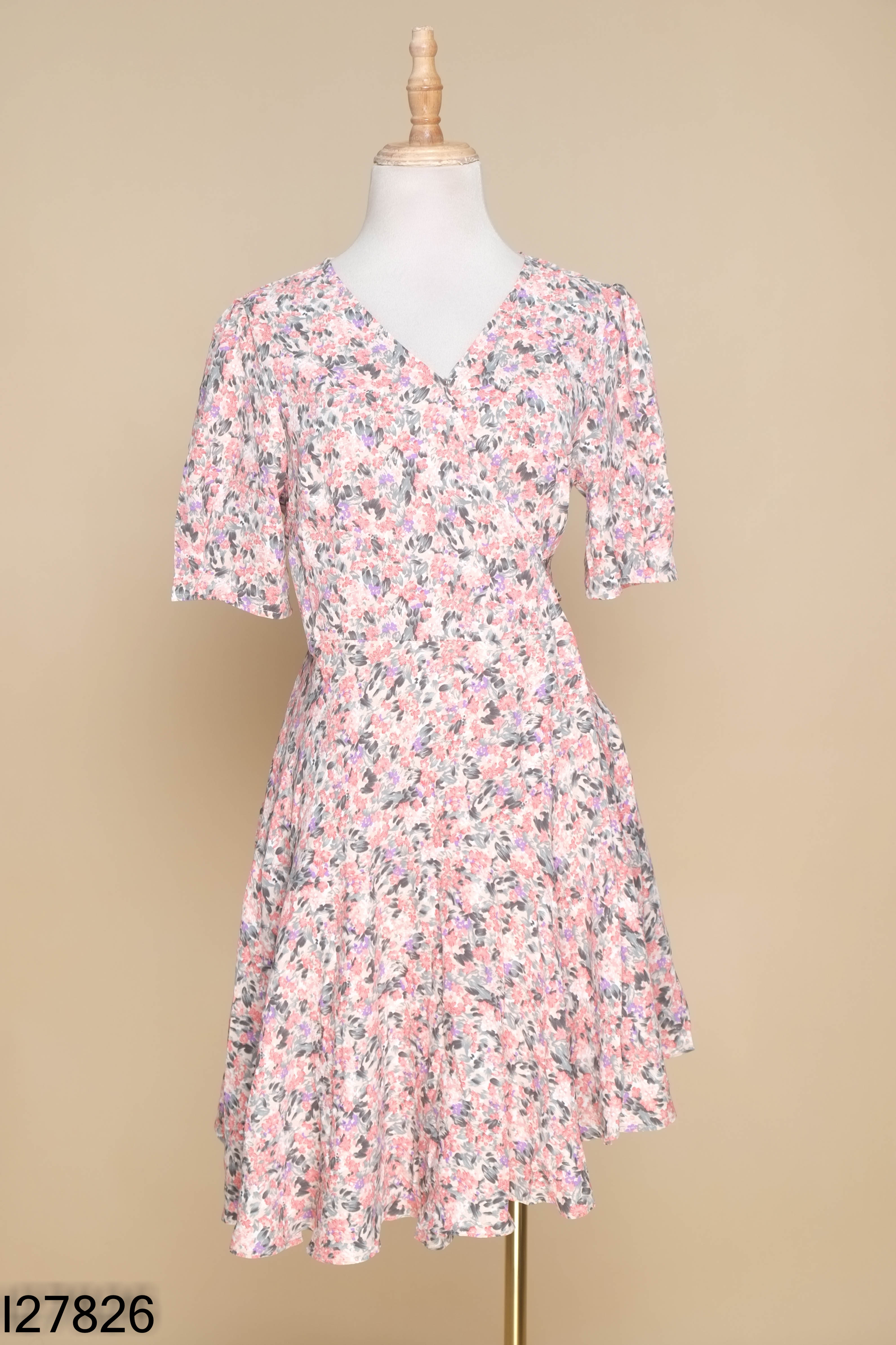 Váy INSHOP hồng hoa