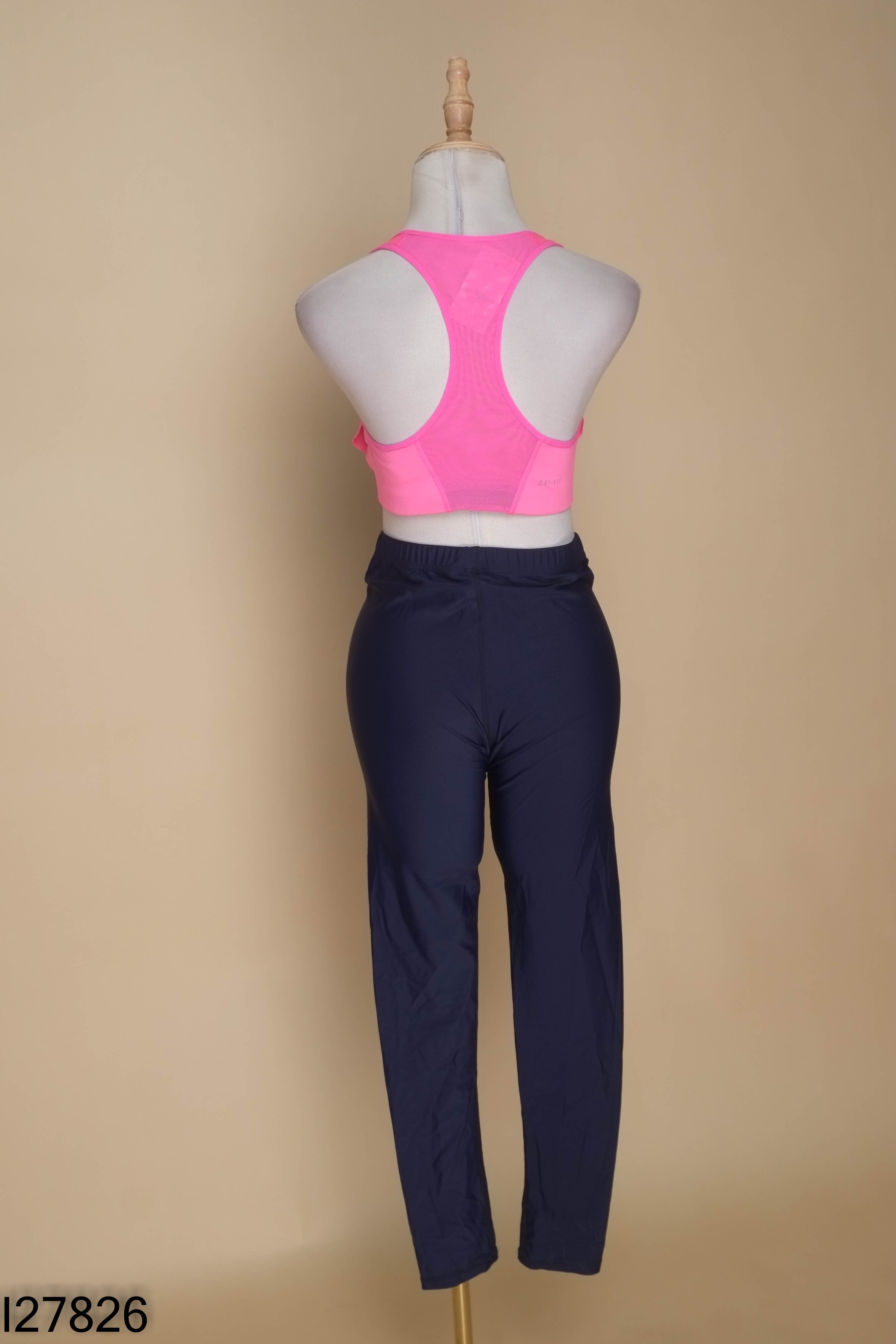SET áo tập hồng+ quần xanh