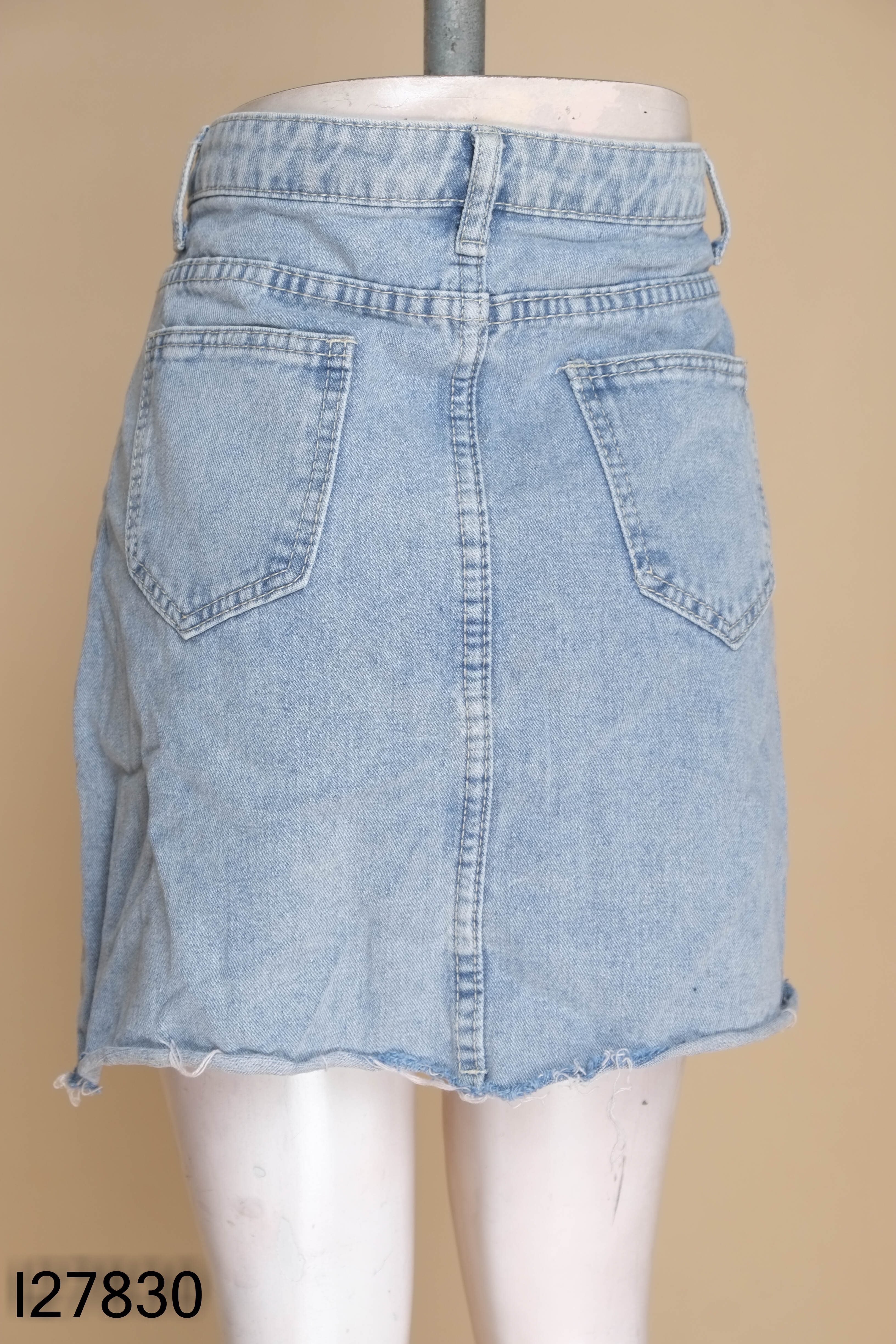 Chân váy jeans xanh