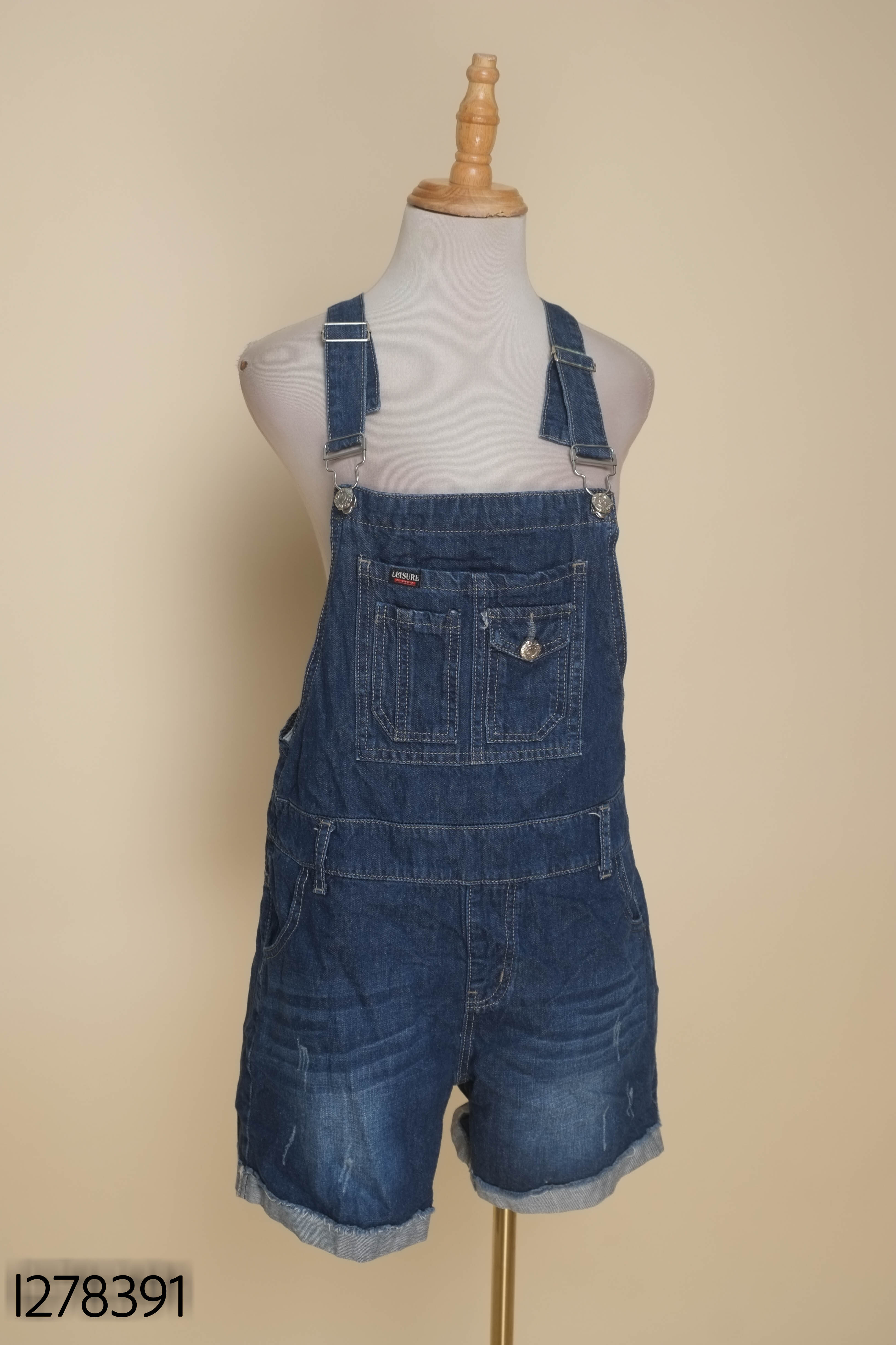 Yếm quần jeans xanh