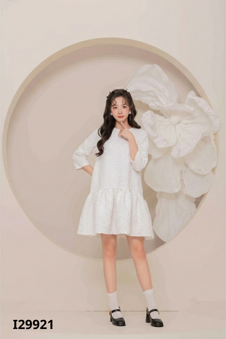 Váy MOON babydoll trắng
