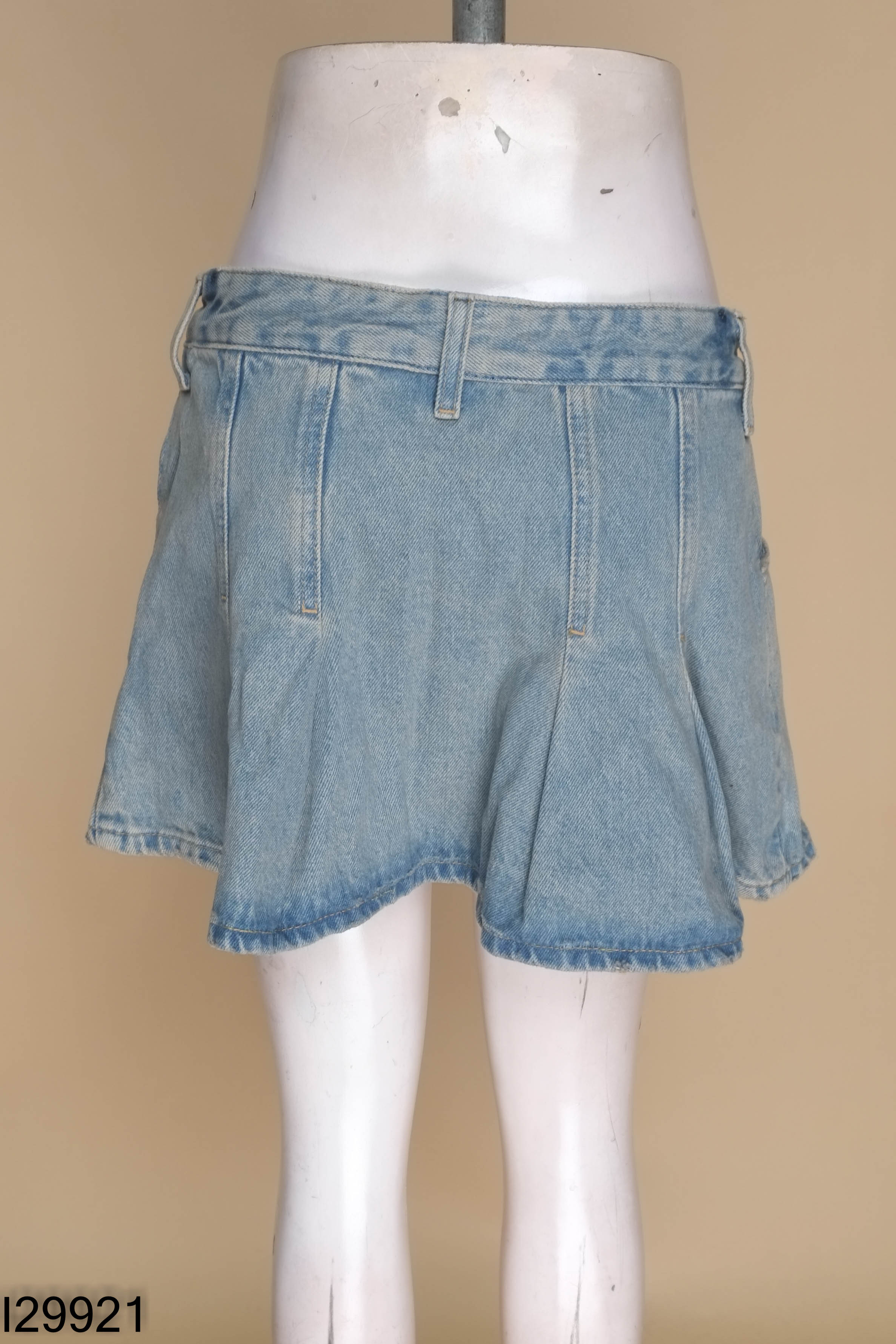 Chân váy ZARA jeans xanh