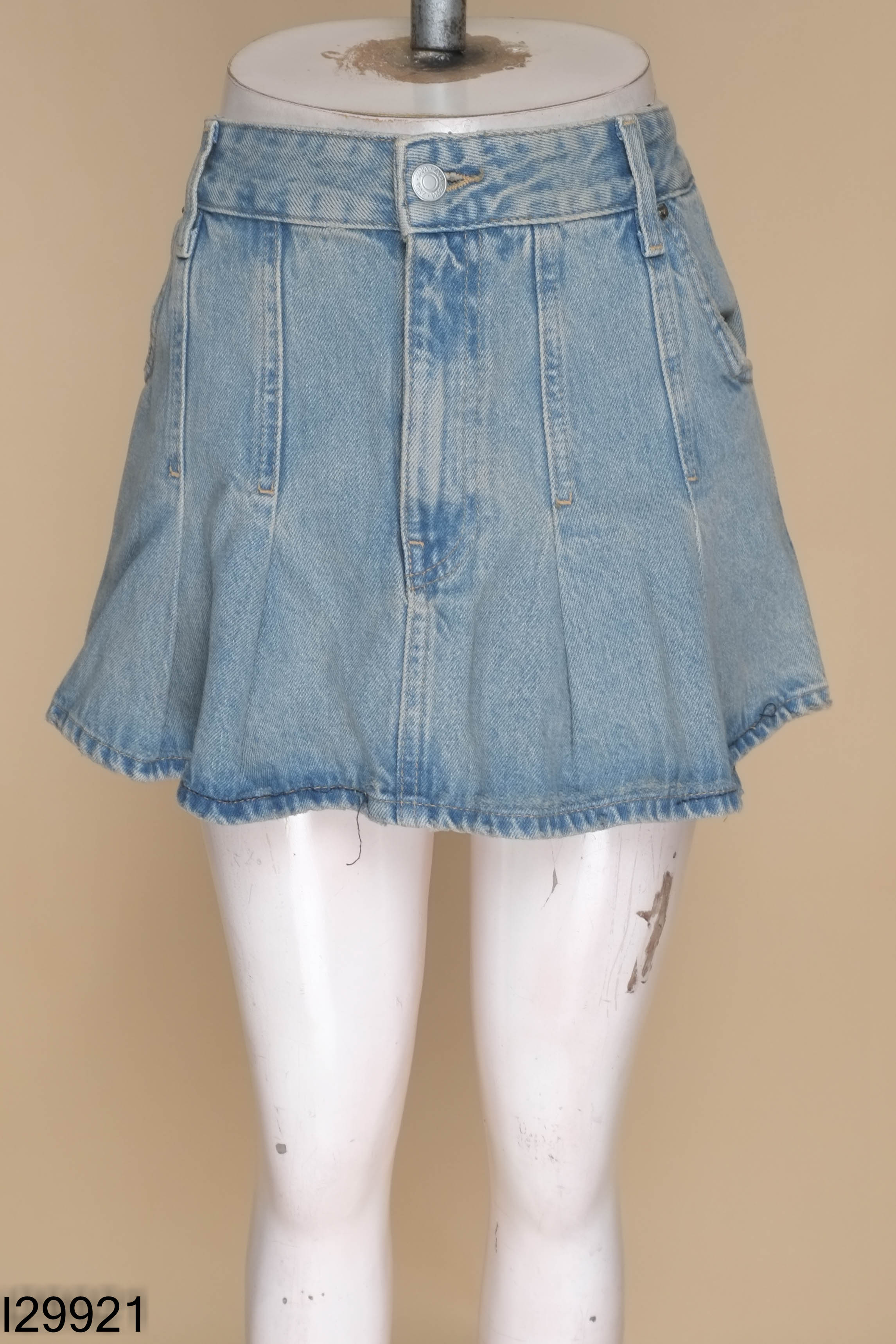 Chân váy ZARA jeans xanh