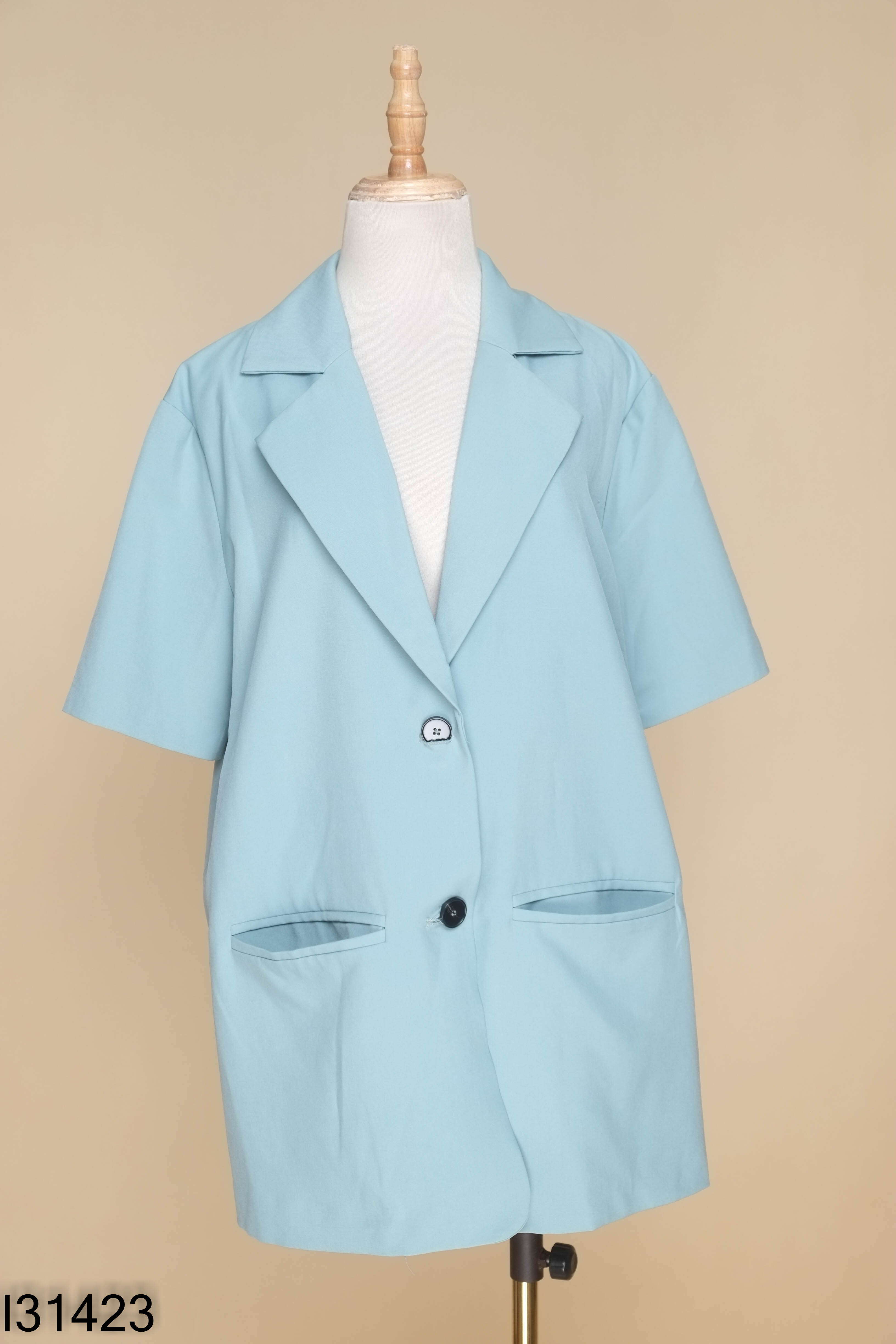 Áo blazers xanh ngọc